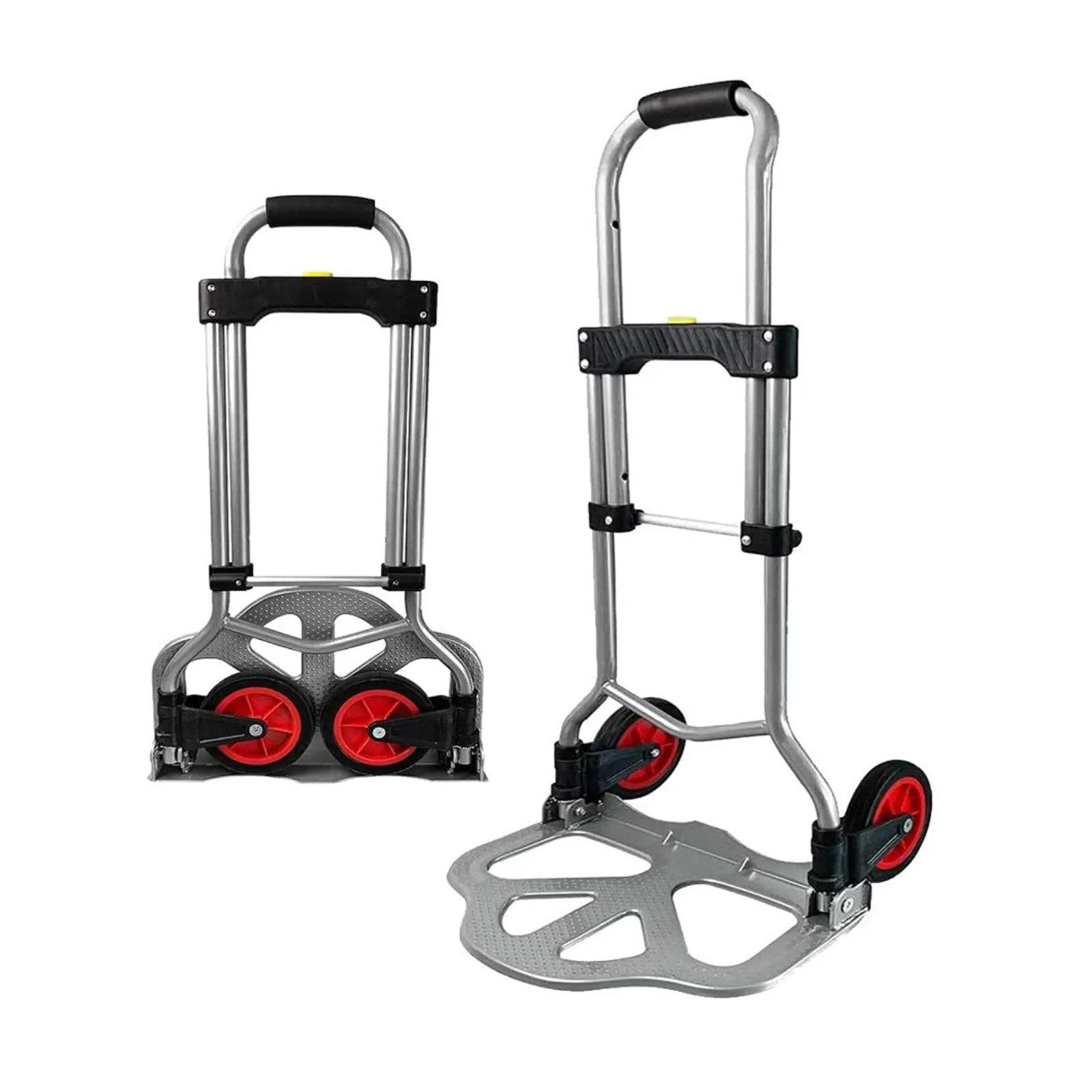 FIVMEN Sackkarre Klappbare Transportkarre Handkarre Rucksack Trolley, Gepäckwagen mit Ausziehbarem Griff belastbar bis 60 kg