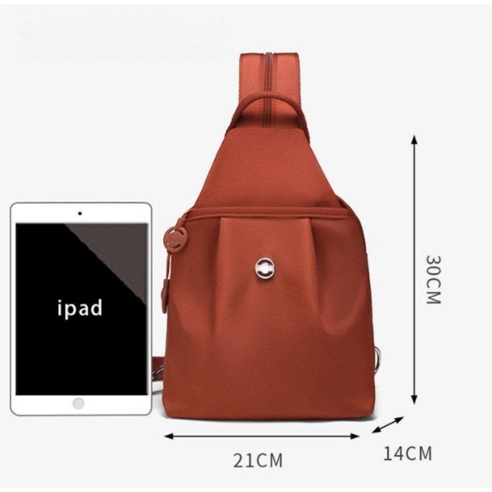 nsihing Schultertasche 2in1 Sling Chest Crossbody Bag, Wasserdicht Rucksack, Umhängetasche (Crossbody Bag Backpack für Männer und Frauen), die Outdoor-Sportarte – Bild 4 von 5