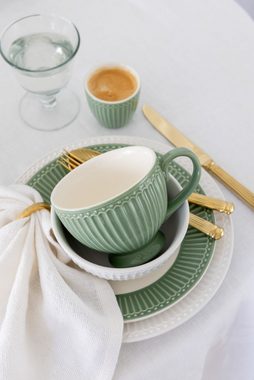 Greengate Becher Alice Latte Cup dusty green 0,25 l, Steinzeug