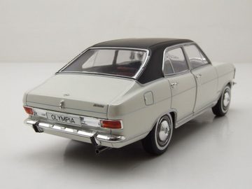 Whitebox Modellauto Opel Olympia A 1967 weiß matt schwarz Modellauto 1:24 Whitebox, Maßstab 1:24