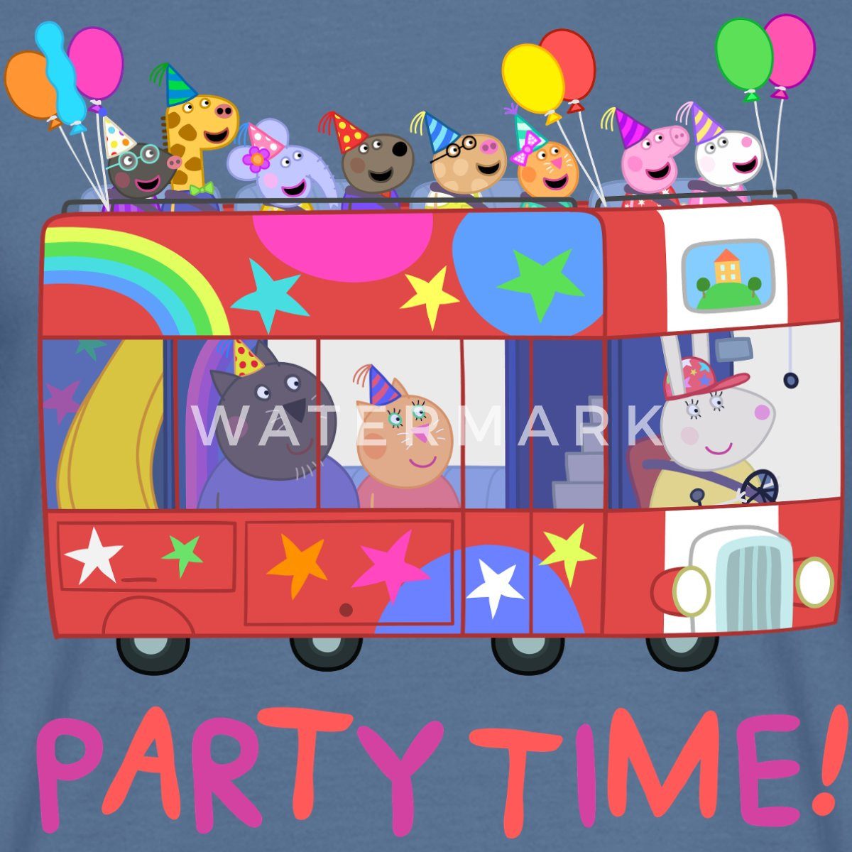 Spreadshirt T-Shirt Peppa Pig Design Party günstig online kaufen