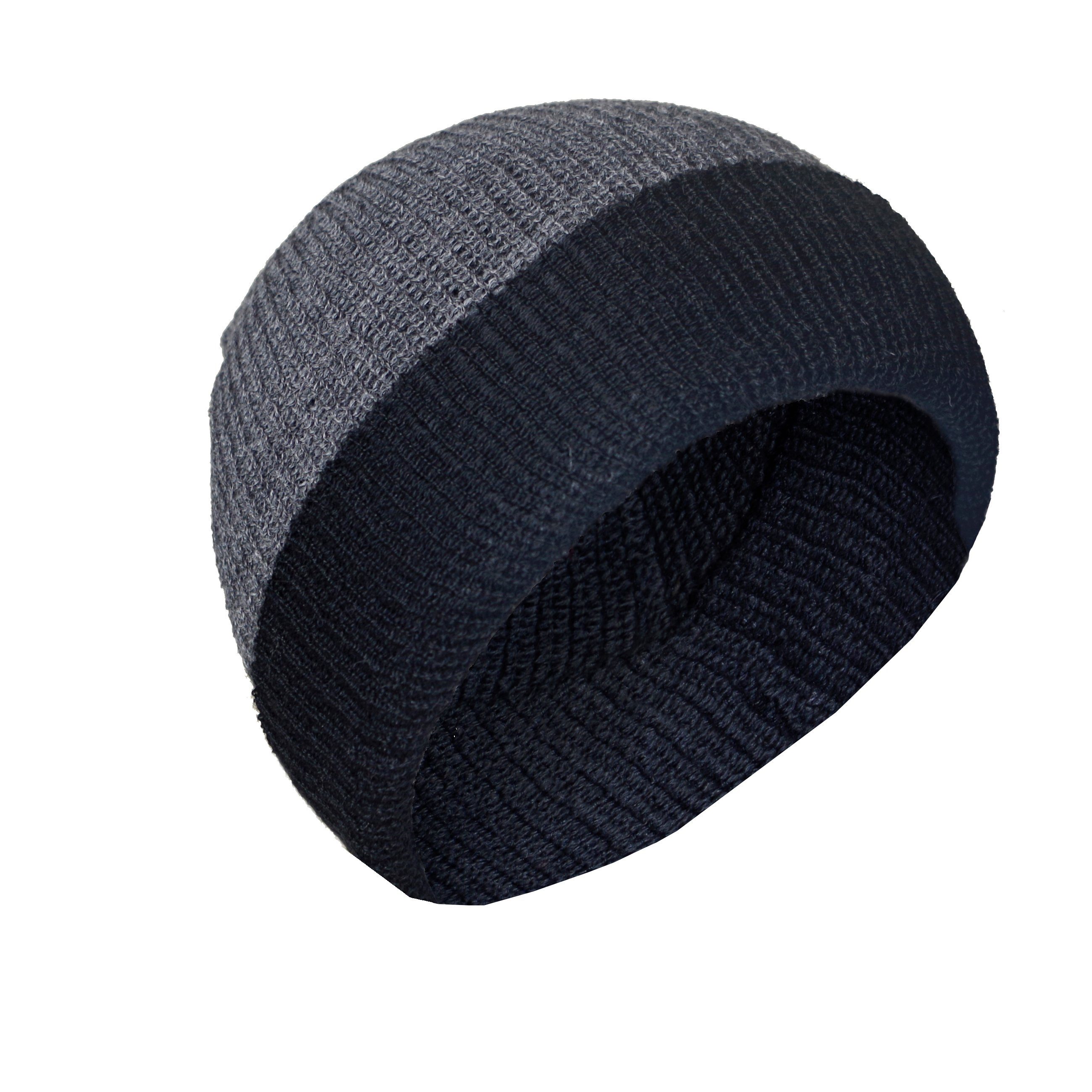Posh Alpaka Gear / Strickmütze schwarz 100% Mütze Alpakawolle Rettolana aus grau