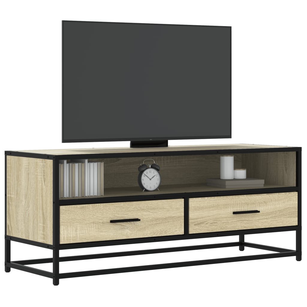 vidaXL TV-Schrank TV-Schrank Sonoma-Eiche 100x34,5x40 cm günstig online kaufen