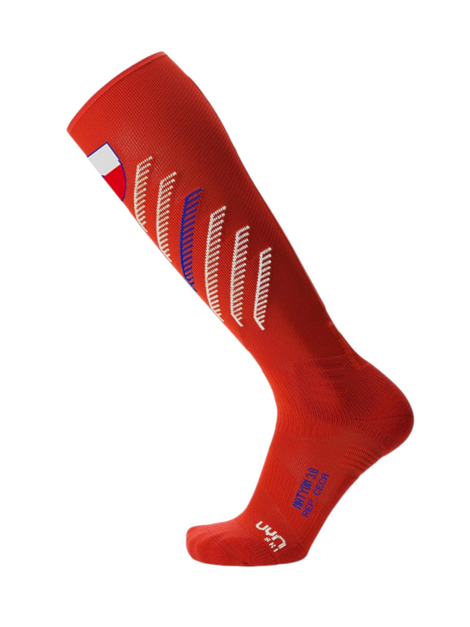 UYN Skisocken Natyon 3.0 Tschechische Republik/Czech Republic (Kniestrümpfe)