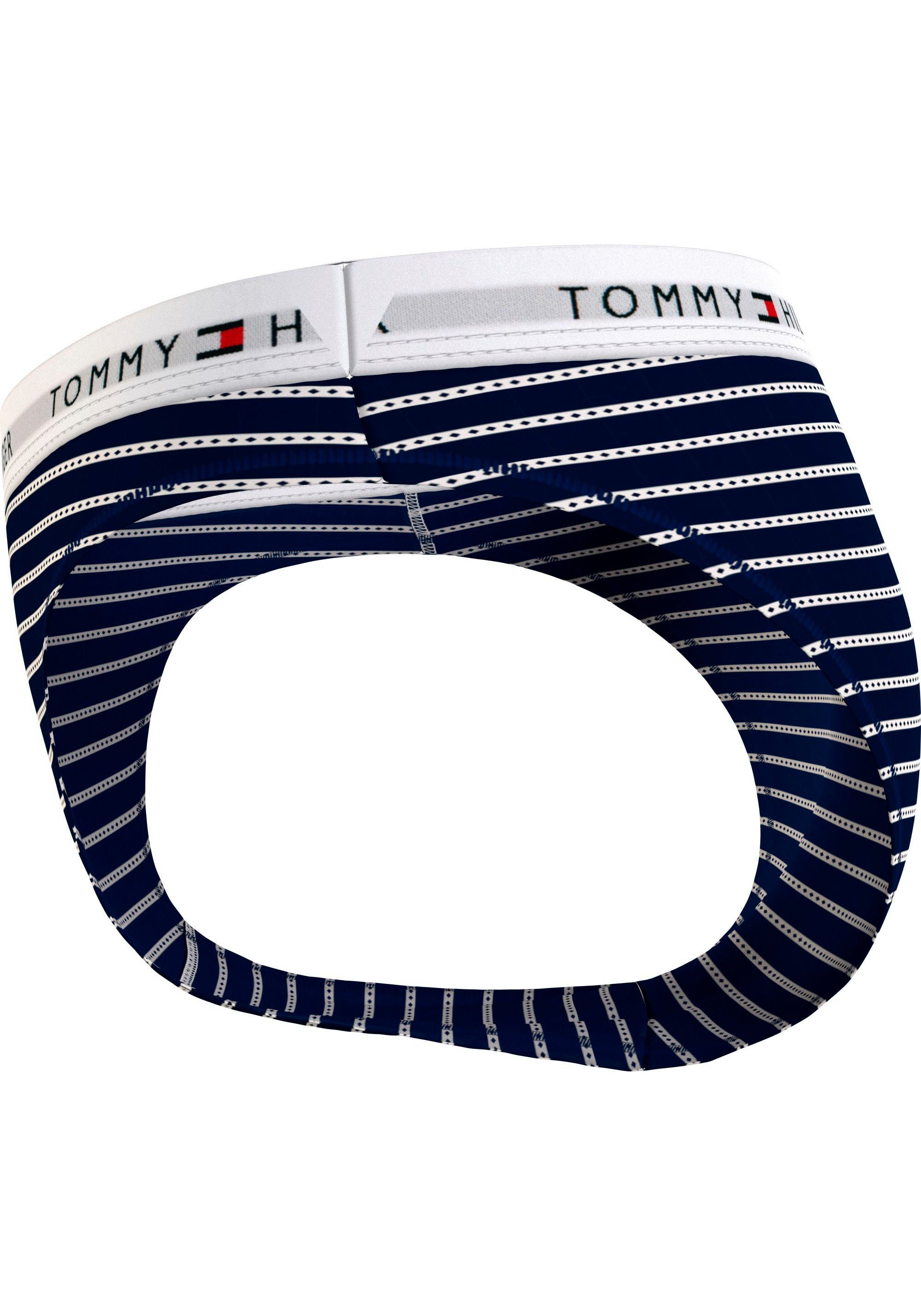 Argyle_Stripe_Desert_Sky Hilfiger Bikinislip Tommy Hilfiger Underwear Logobund mit BIKINI PRINT Tommy