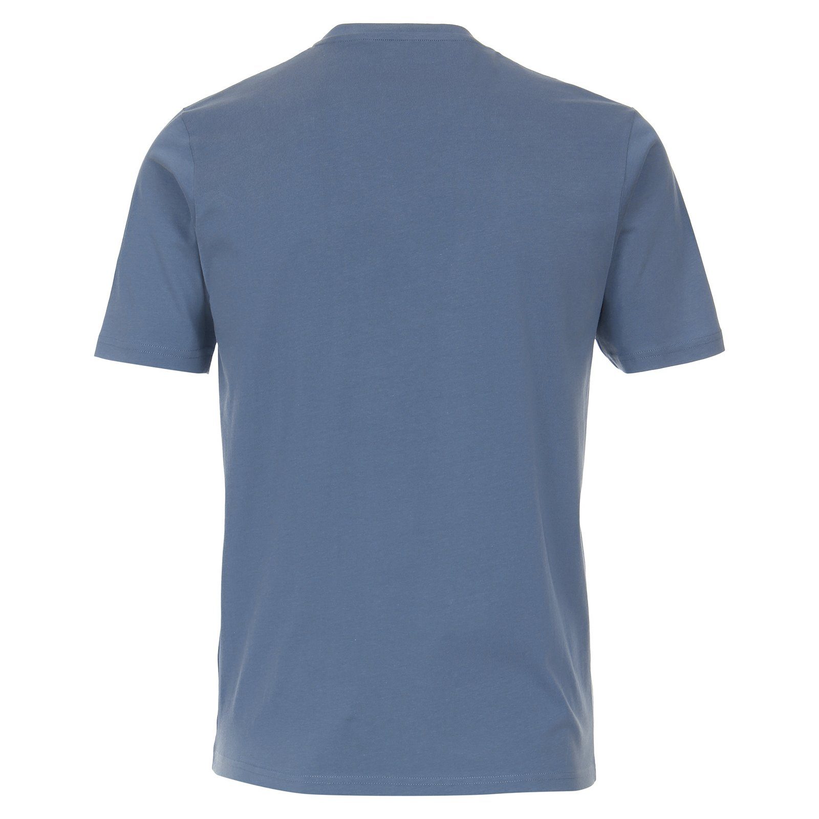 Redmond Rundhalsshirt Große Größen denimblau Redmond modischer Herren Print T-Shirt