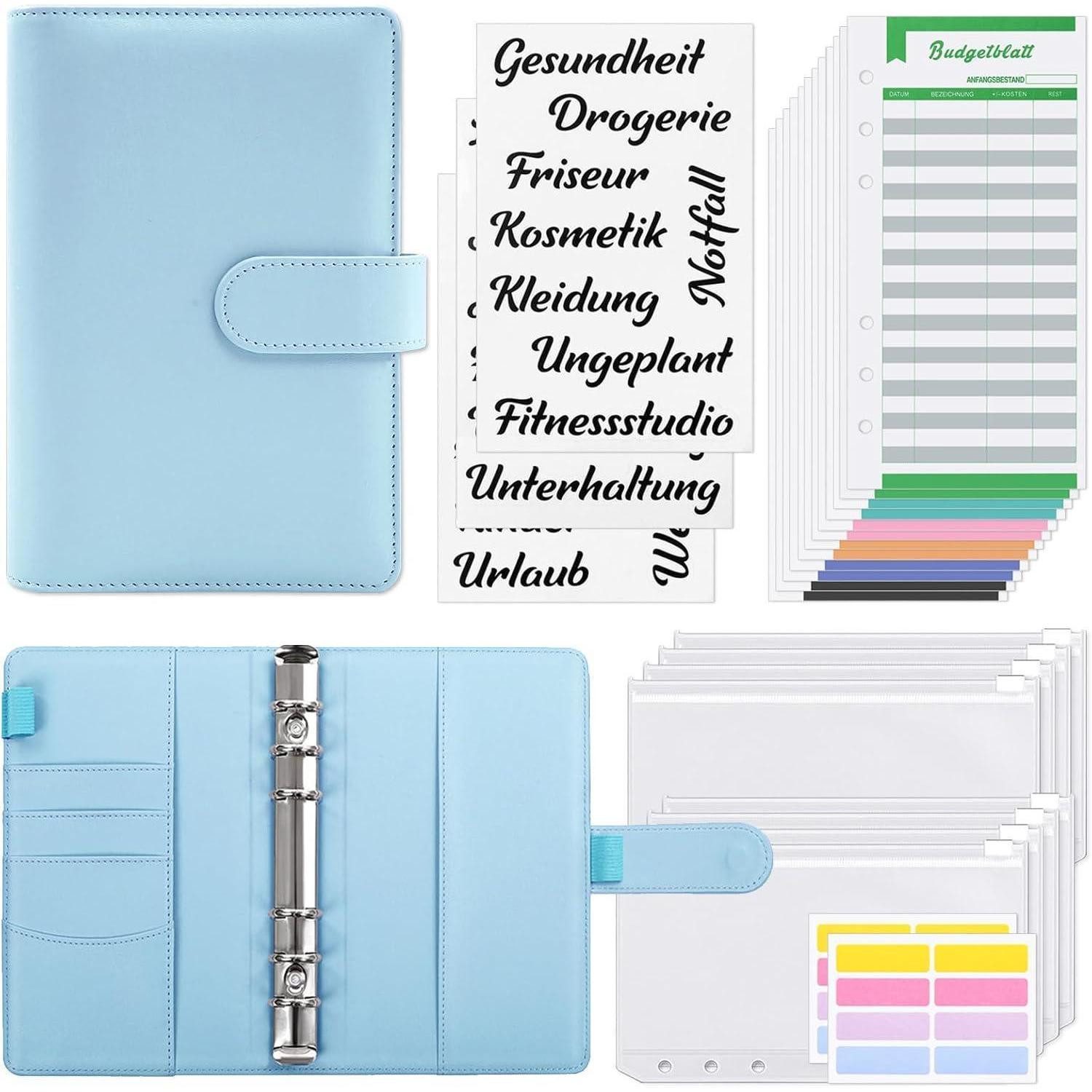Organisationsmappe Budget Planner Geldumschläge A6 Budget Binder Organizer