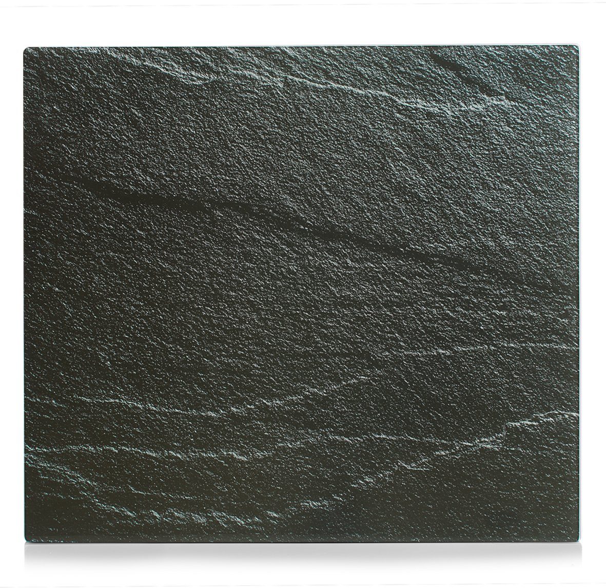 Zeller Present Herdblende-/Abdeckplatte Schiefer, (1 tlg), Silikonfüßen
