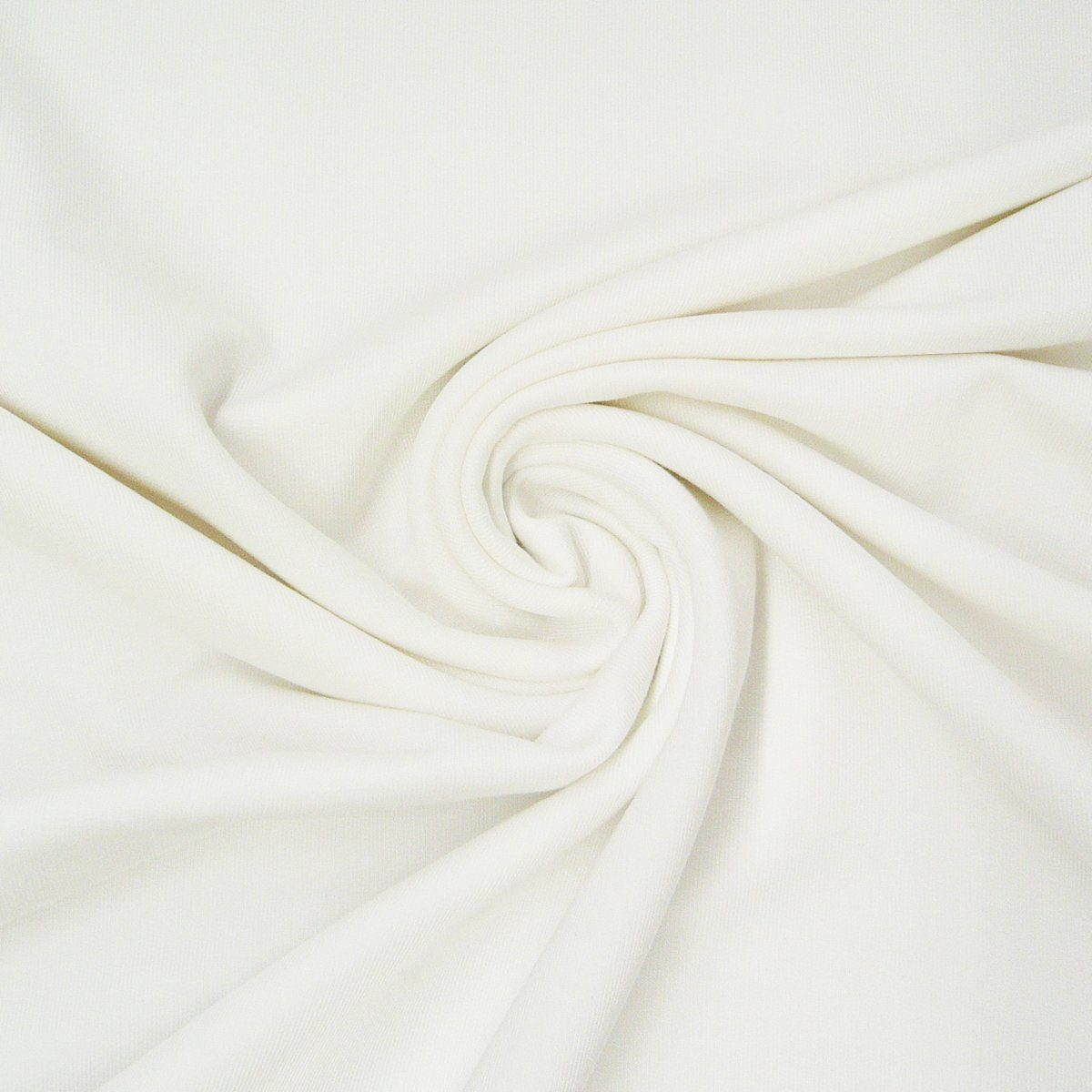 SCHÖNER LEBEN. Stoff Bekleidungsstoff elastisch Modal einfarbig weiß