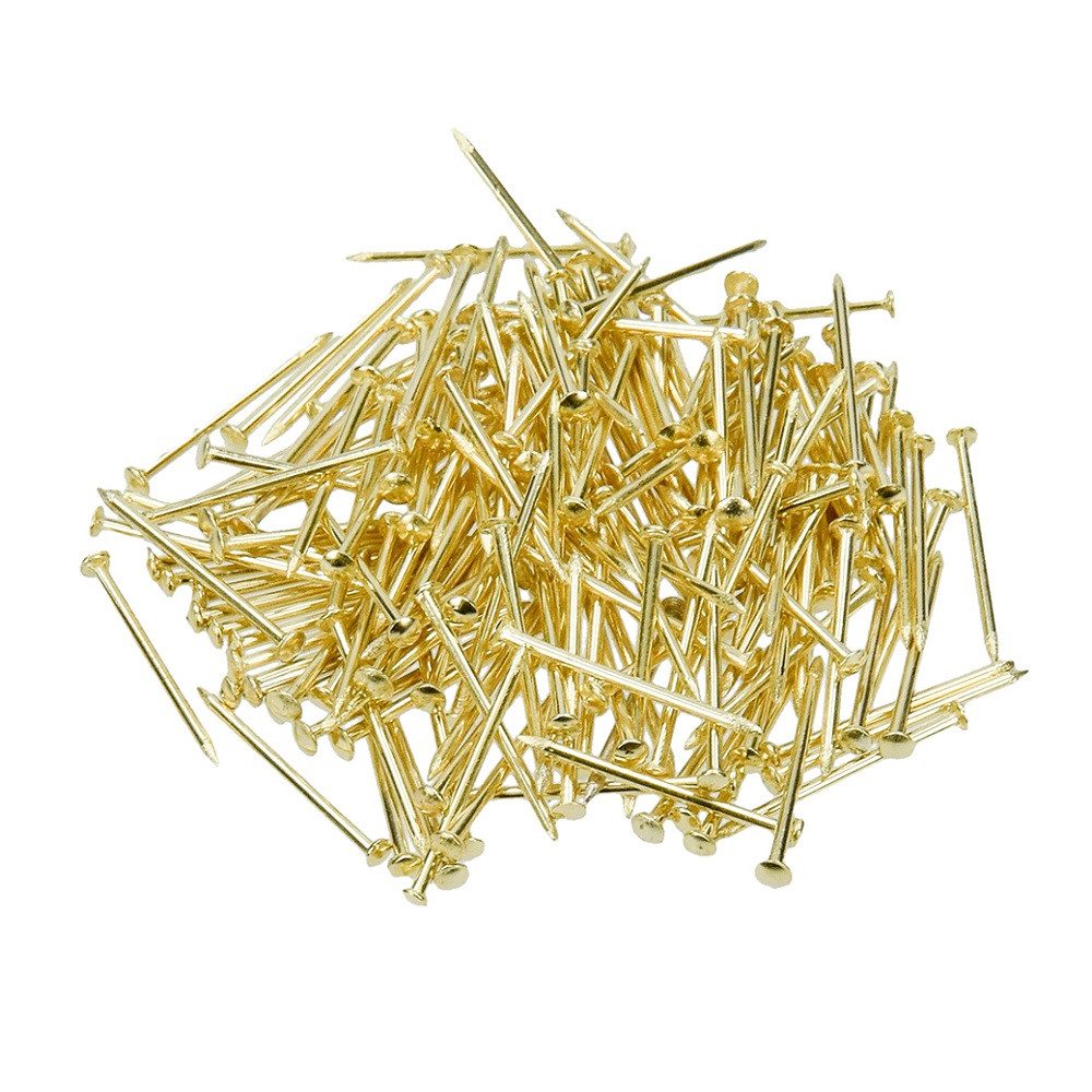 efco creative Шпильки Шпильки, Eisen, 13 mm, 50 g ~ 1.000 Stk., goldfarbig