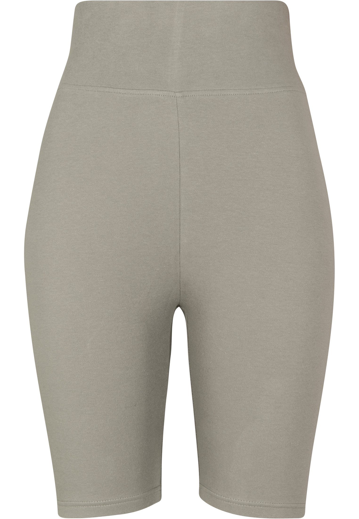 URBAN CLASSICS Cycle Waist (1-tlg) green/grey Stoffhose Damen High Ladies Shorts