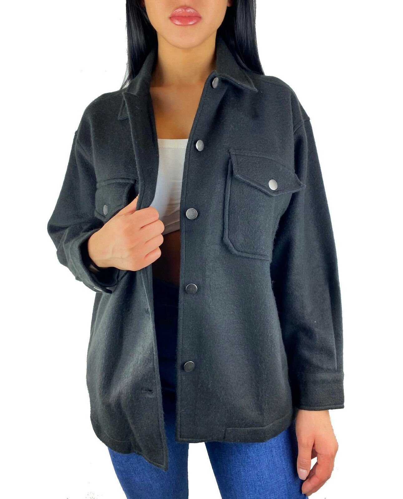 Worldclassca Flanellhemd Worldclassca Damen Oversized Bluse günstig online kaufen