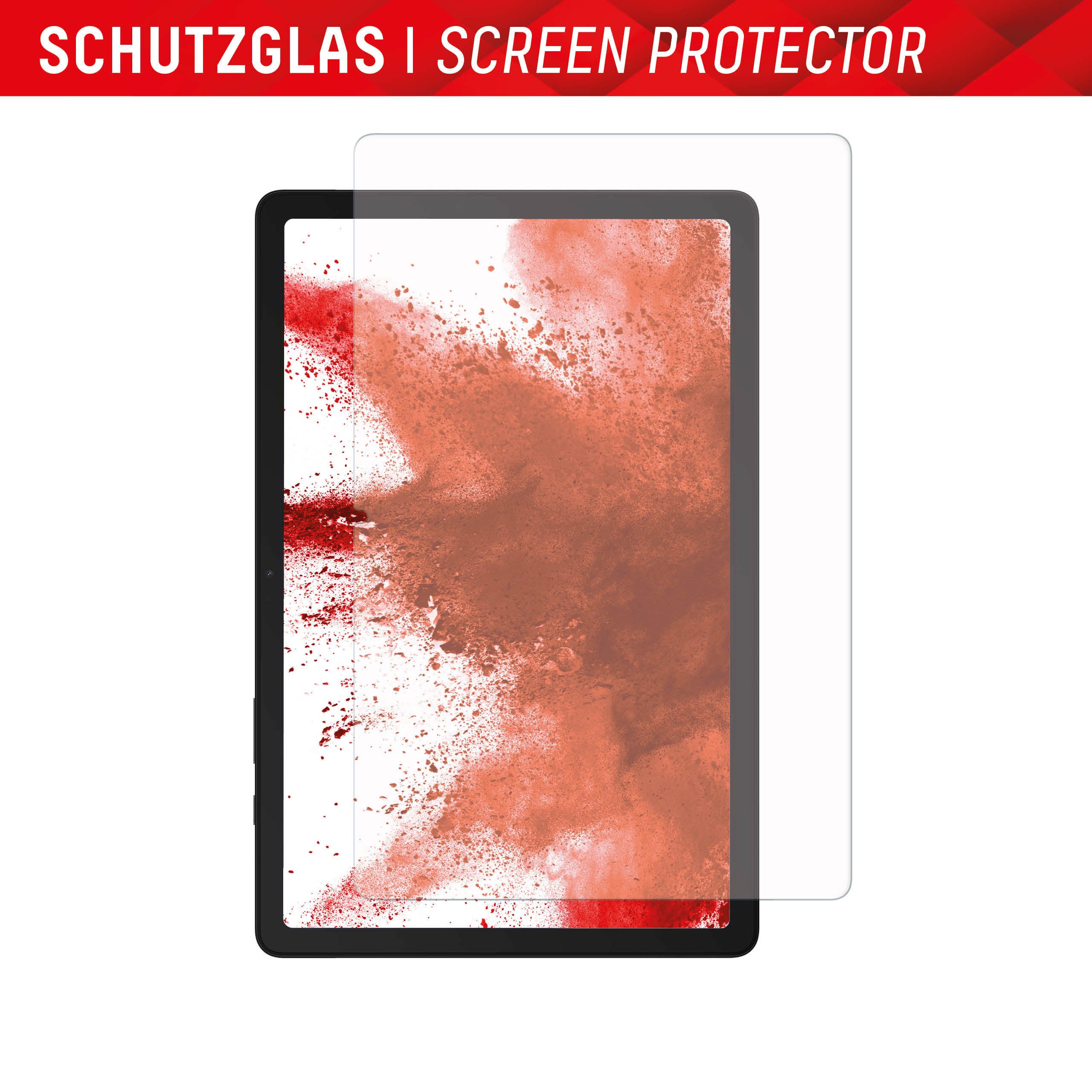 Displex Displayschutzglas Tablet Glass für Samsung Galaxy Tab A11+, Samsung Galaxy Tab A9+, Bildschirmschutz, Schutzglas, Splitterschutz, kratzfest