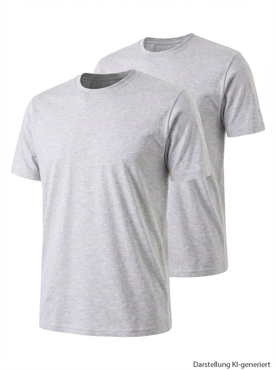 GÖTZBURG T-Shirt (2-tlg) mit Rundhals-Ausschnitt, Premium-Qualität im 2er P günstig online kaufen