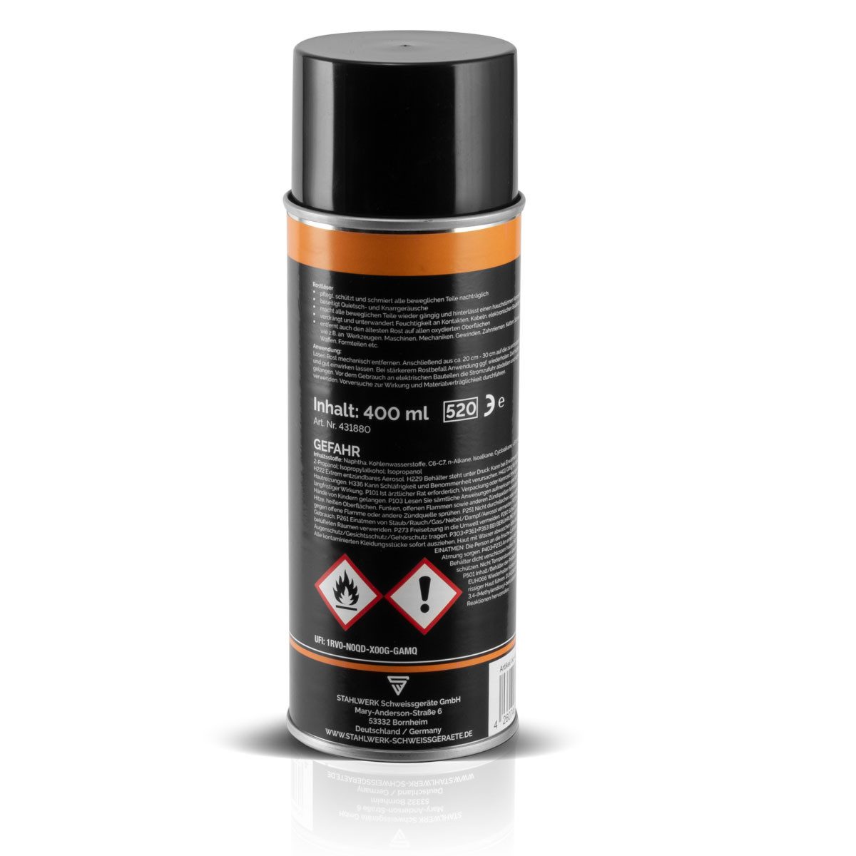 STAHLWERK 2er Set Rostlöser Extra Stark, multifunktionales Spray Rostentferner (Set, [2-St. Set zum Lösen und Entfernen von Rost und Oxidation)