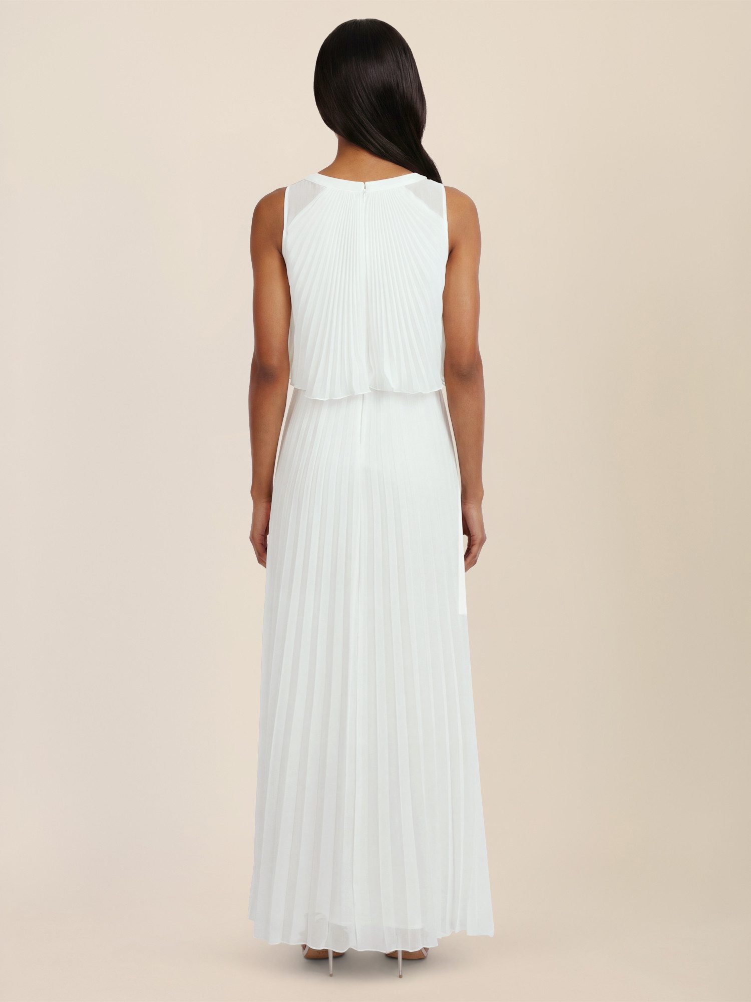 Apart Chiffonkleid mit Doppellagen-Effekt