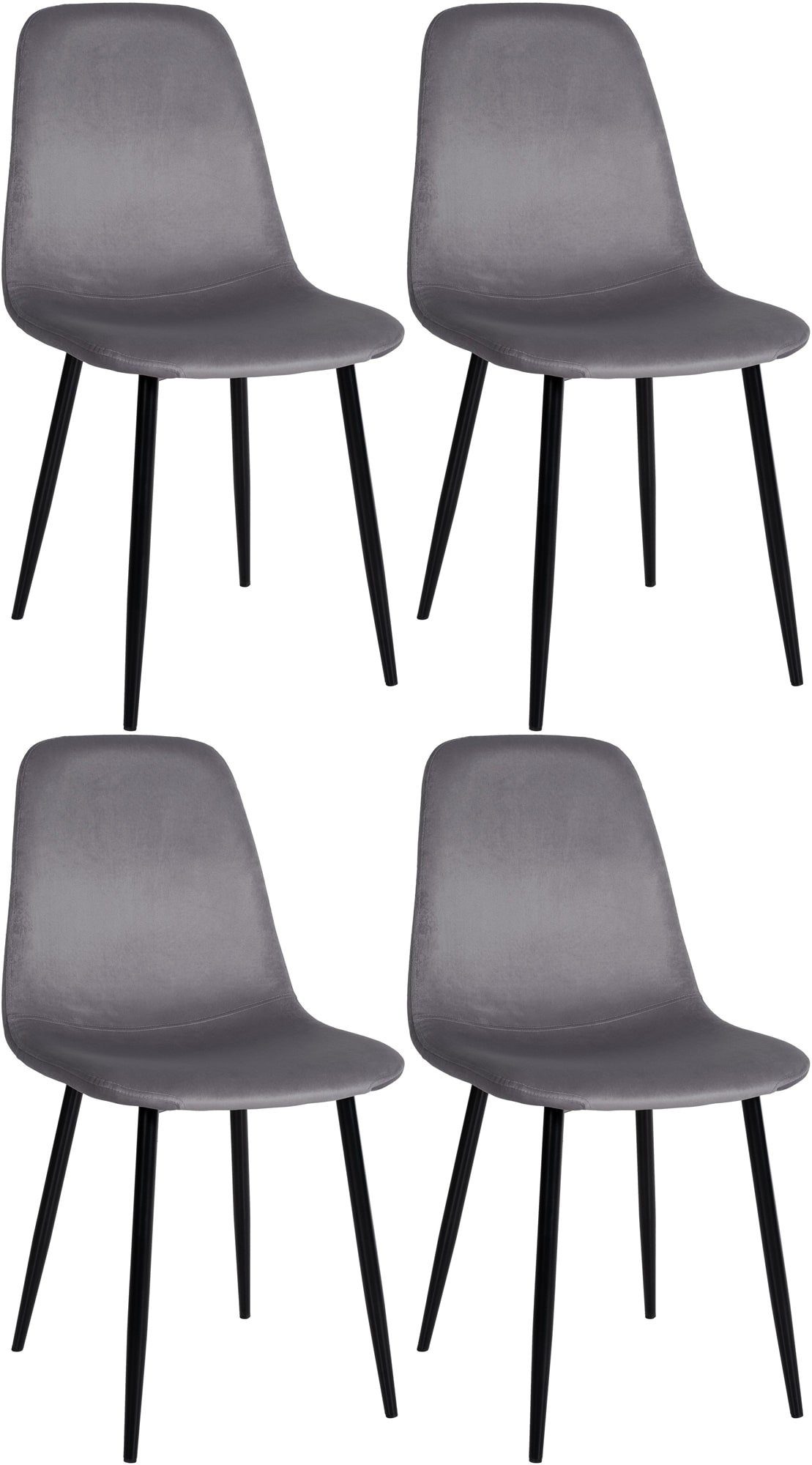 CLP Esszimmerstuhl Napier (4er Set), Metall, günstig online kaufen
