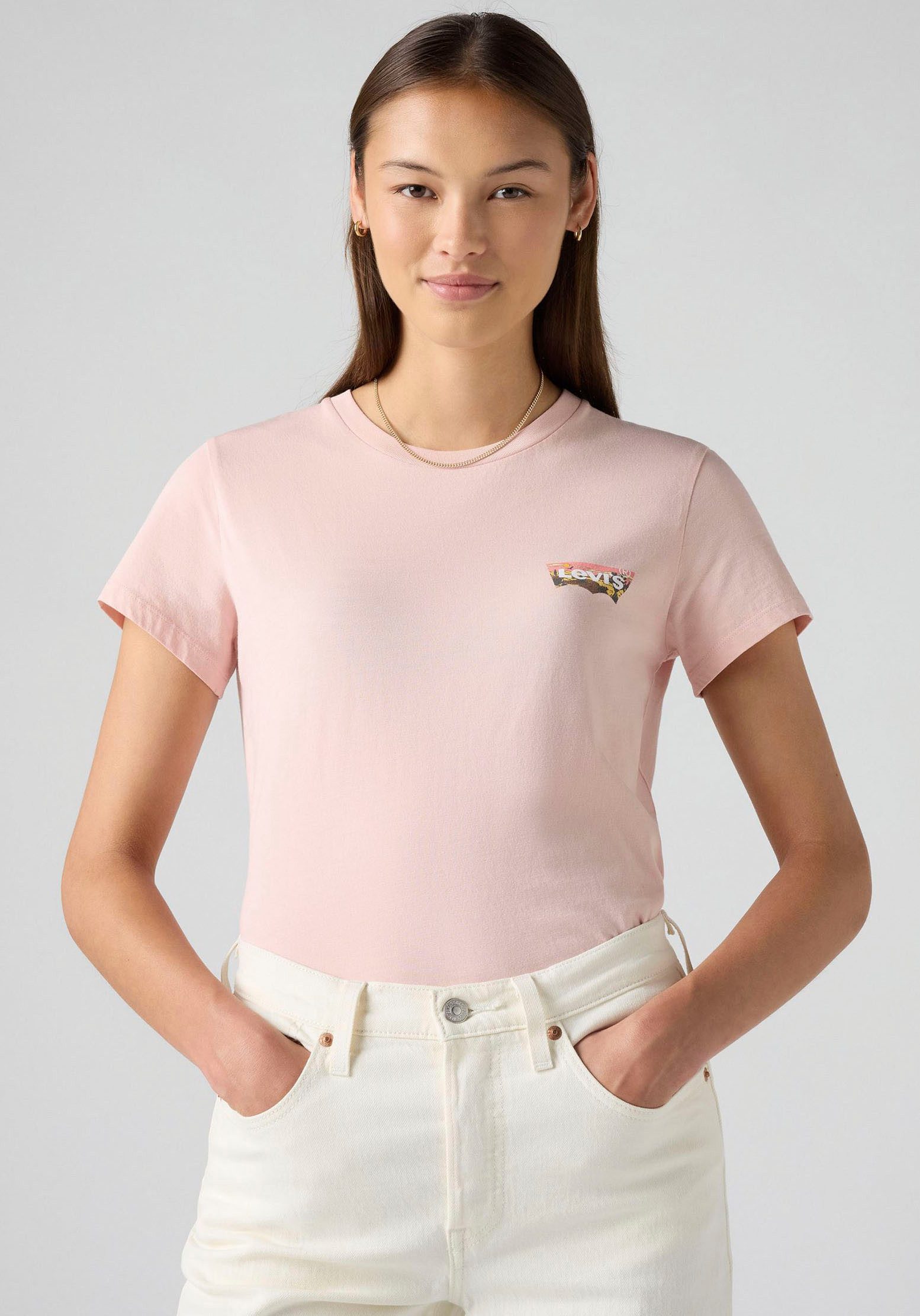 Levi's® T-Shirt THE PERFECT TEE mit Batwing-Logoprint günstig online kaufen