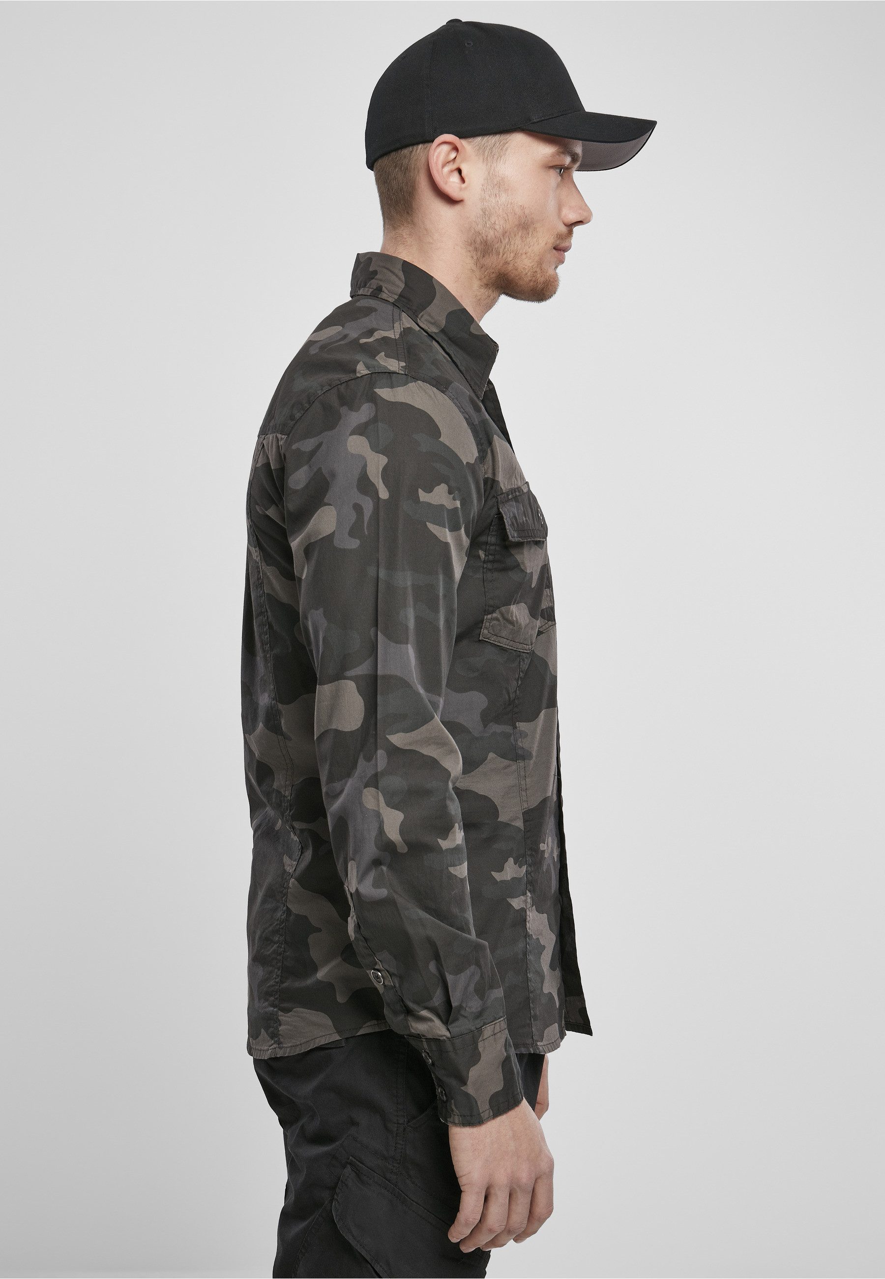 Brandit Langarmshirt Brandit Herren Slim Worker Shirt (1-tlg)