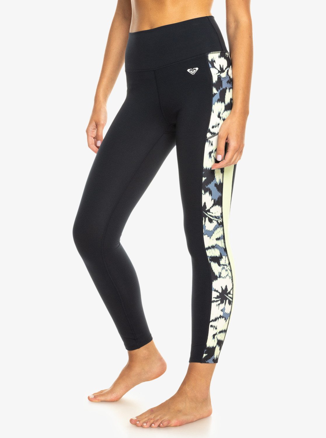 Roxy Yogaleggings Roxy Sport Leggings Heart Into it Schwarz günstig online kaufen