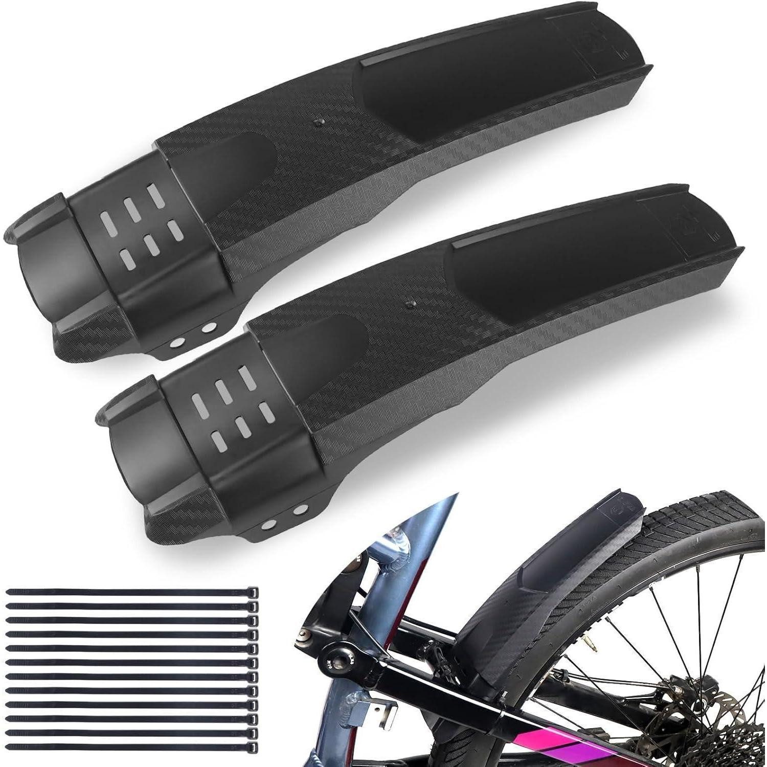 LuxusKollektion Fahrradständer Fahrrad Schutzblech Set Vorne Hinten MTB Rennrad 20-29 Zoll