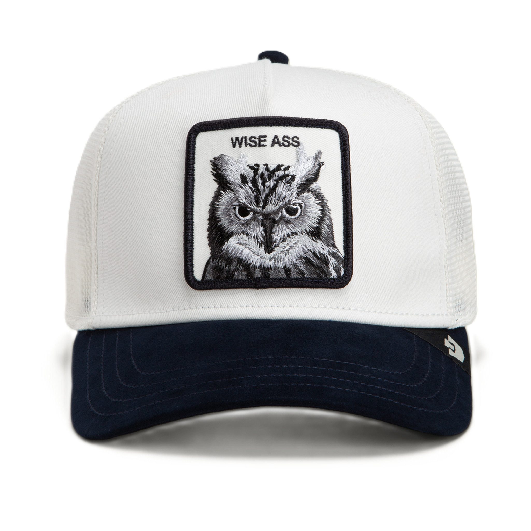 GOORIN Bros. Trucker Cap Goorin Bros. OG Trucker Cap Core Mesh Suede Wise Ass Edge (Basecap, Basecap, Meshcap, Trucker Kappe) Schirm im Wildleder-Look
