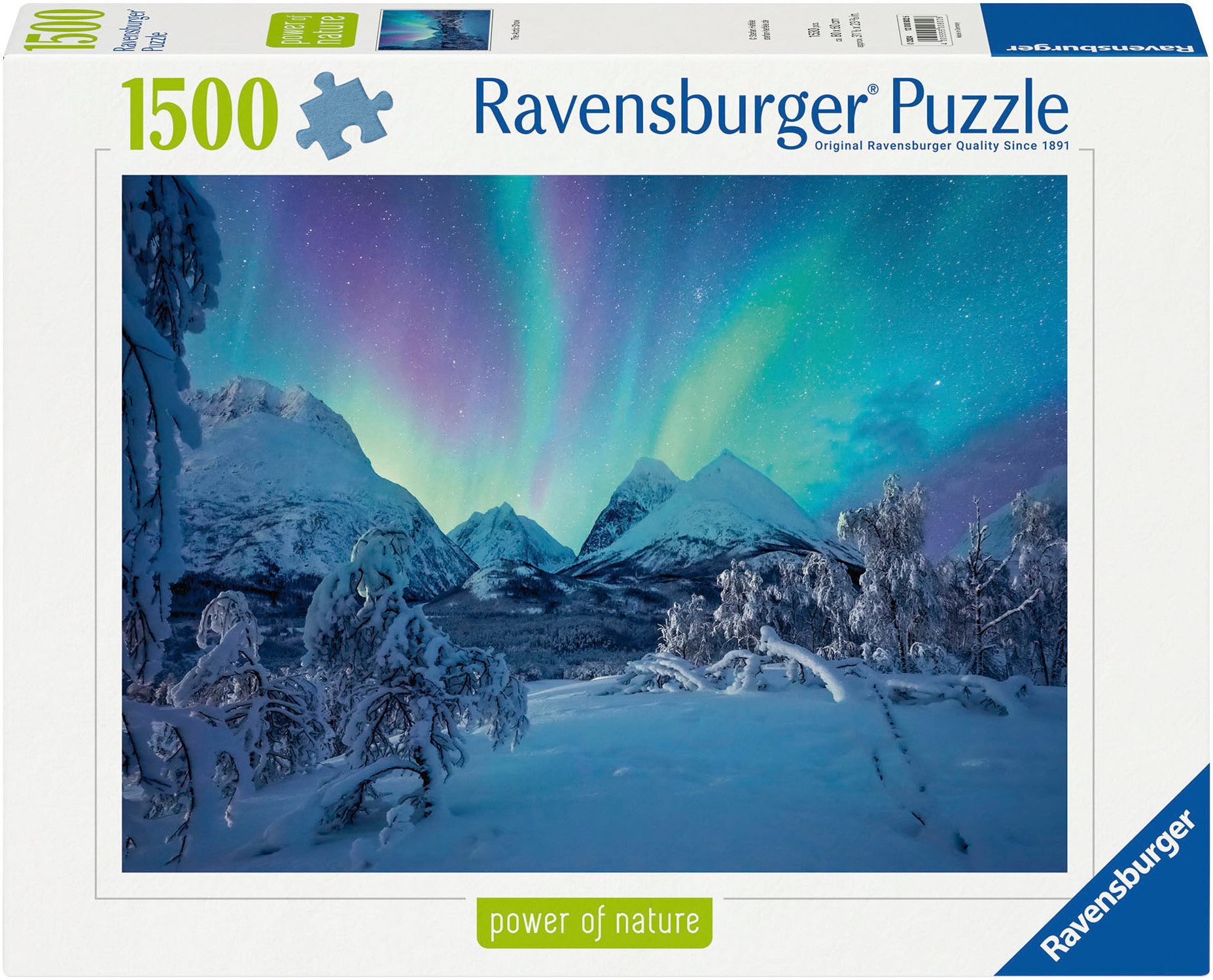 Ravensburger Puzzle power of nature, Wenn die Nordlichter tanzen, 1500 Puzz günstig online kaufen