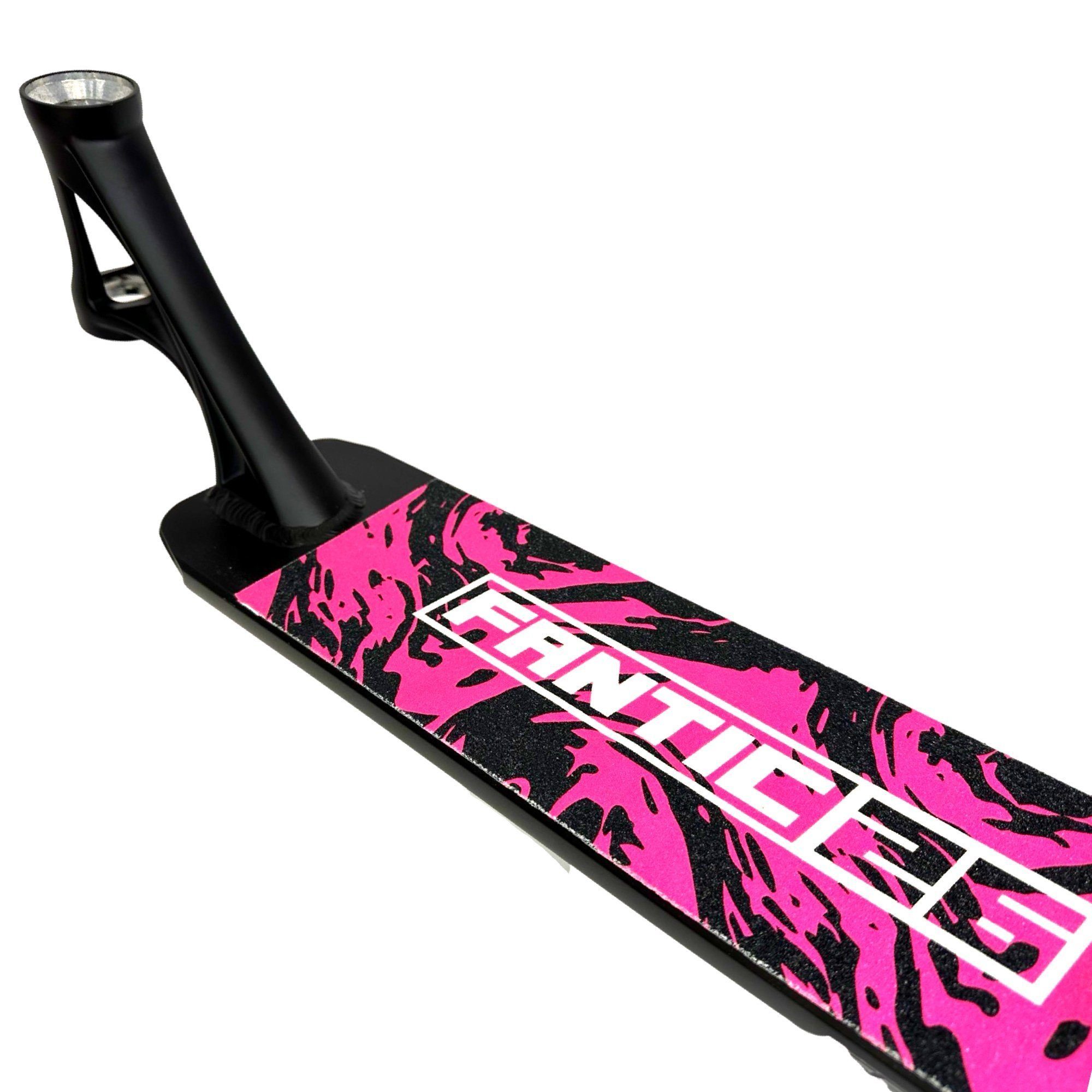 x Stunt-Scooter Stuntscooter 15,5cm Swirl Griptape 58,5cm Fantic26 Fantic26 Schwarz/Pink