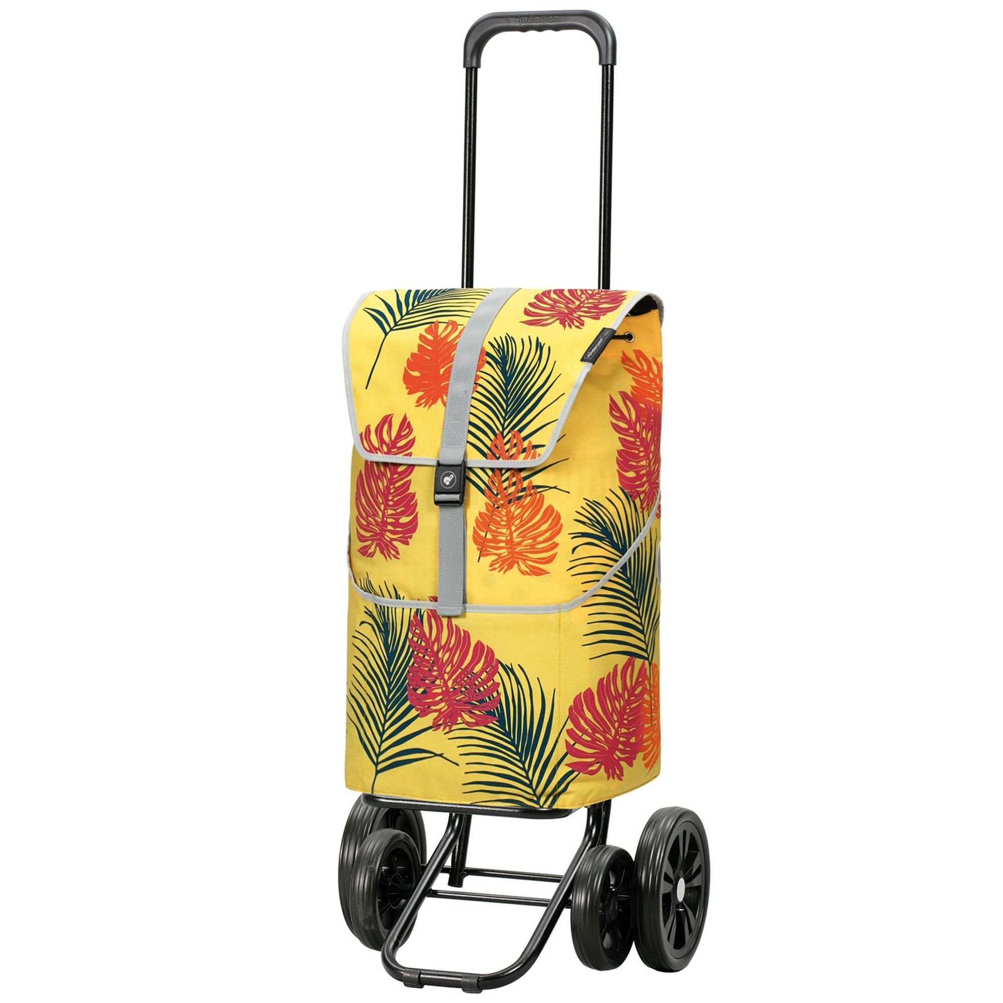 Andersen Einkaufstrolley Quattro Shopper, 45 l, Reflektoren, Tragegriff gelb