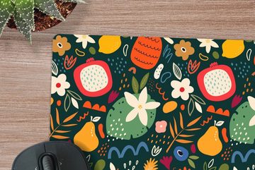 MuchoWow Gaming Mauspad Sprichwörter - Gutes Essen essen - Zitate (1-St), Mousepad mit Rutschfester Unterseite, Gaming, 40x40 cm, XXL, Großes