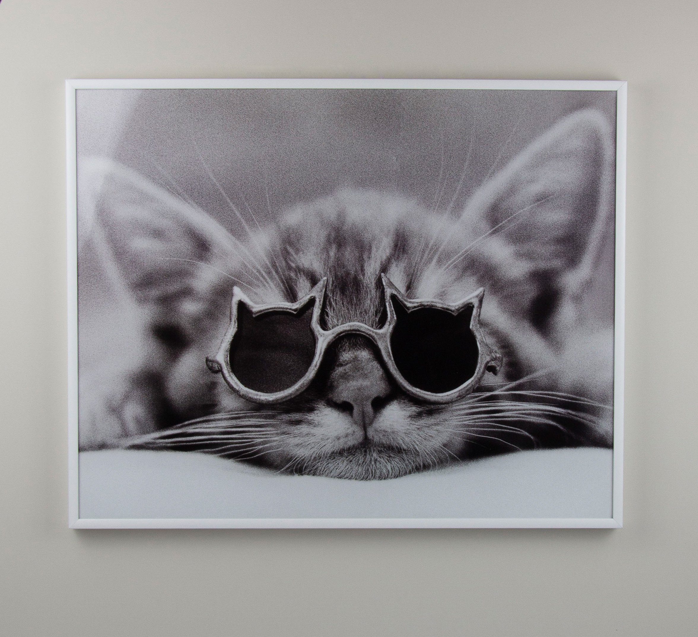 myposterframe Einzelrahmen Alu Bilderrahmen Amalthea, (1 Stück), 50x70 cm, Weiß, Aluminium