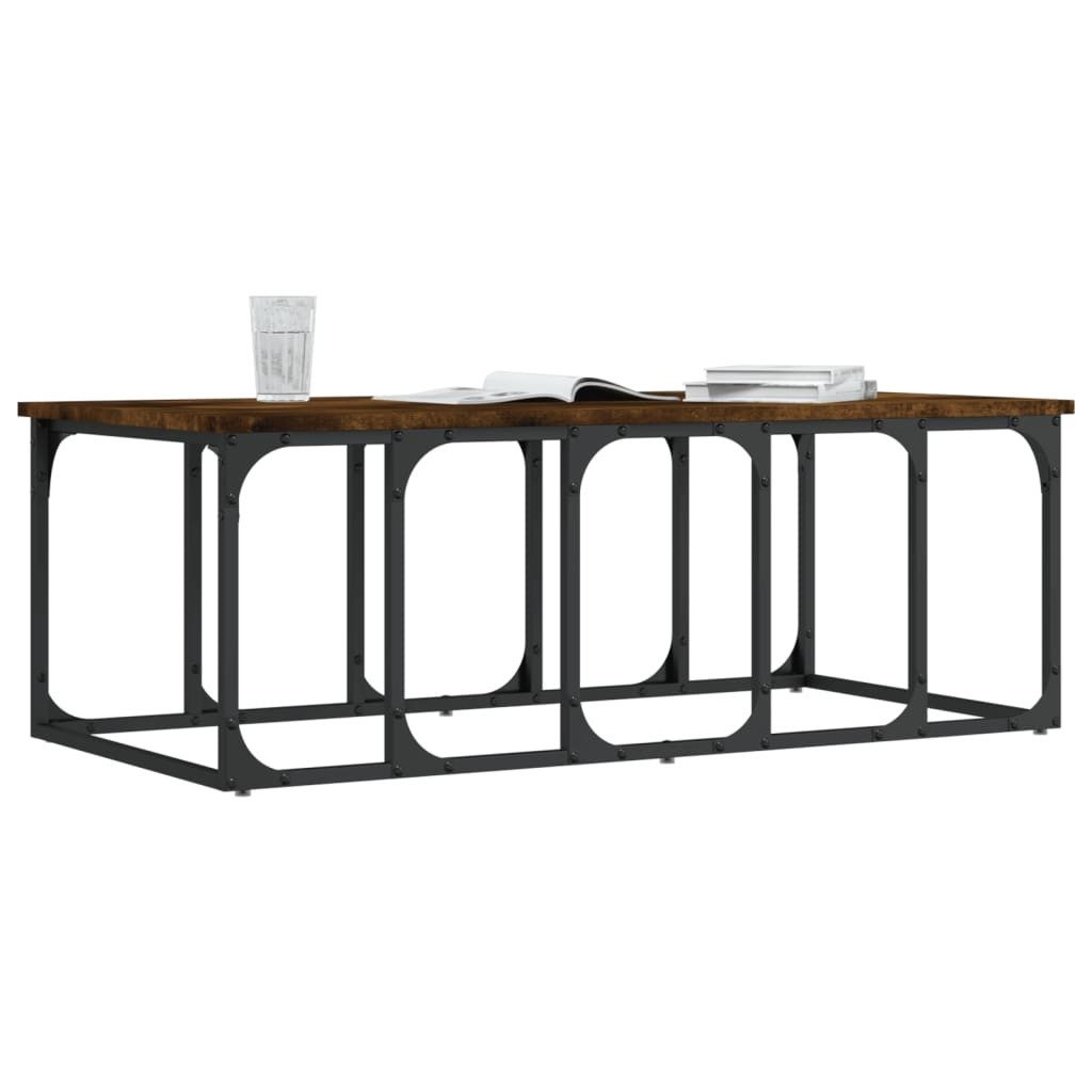 vidaXL Couchtisch Couchtisch Räuchereiche 100x50x35,5 cm günstig online kaufen