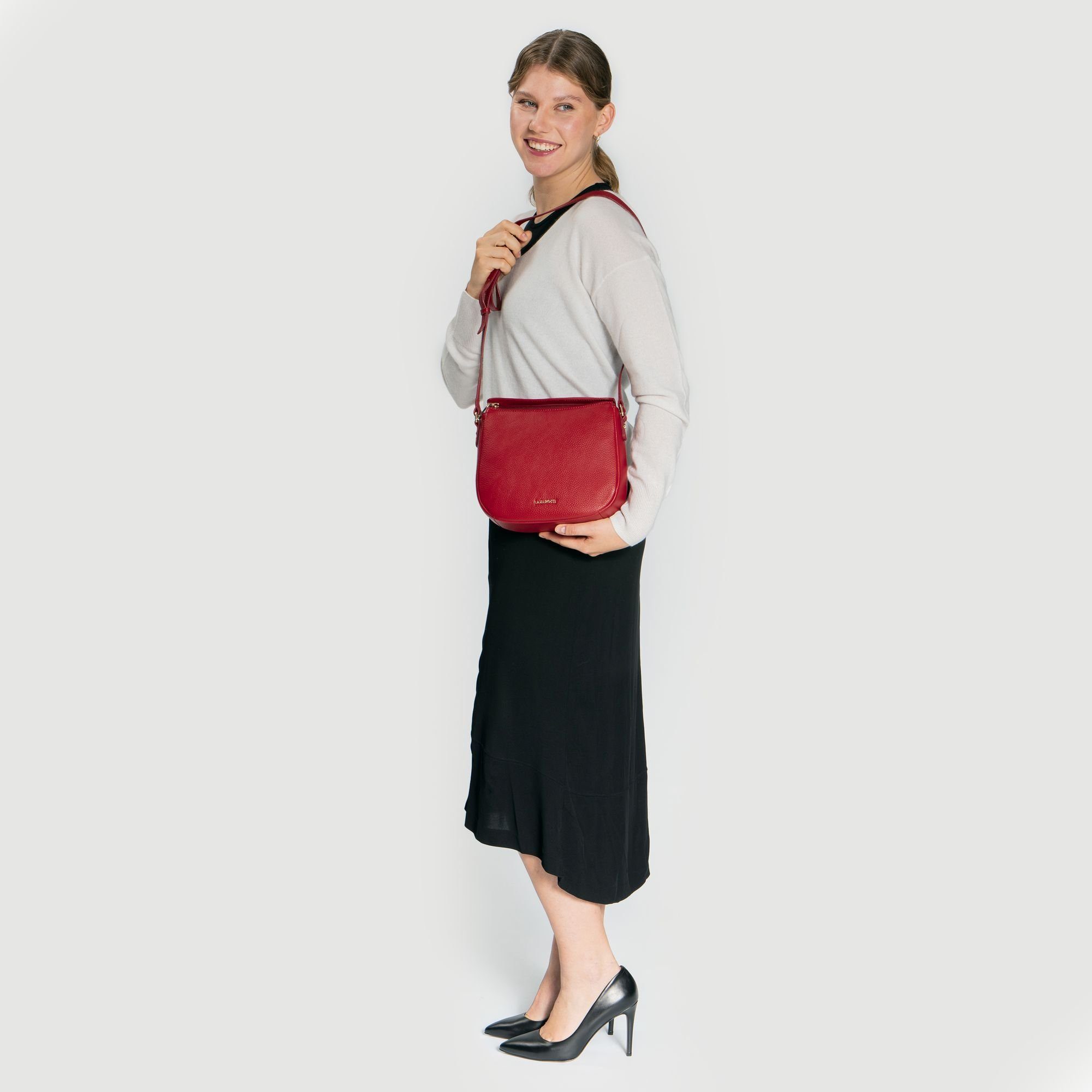 Lazarotti Umhängetasche Bologna Leather, Leder günstig online kaufen