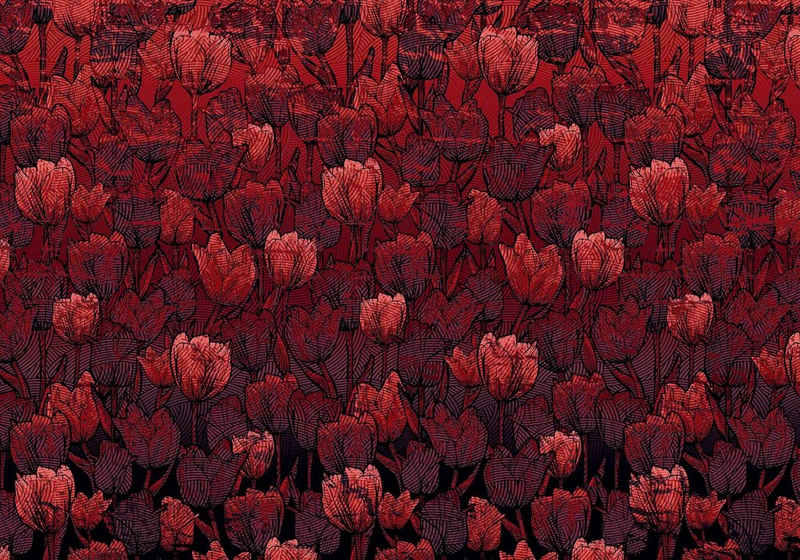 Komar Vliestapete Tulipe, 400x280 cm (Breite x Höhe)