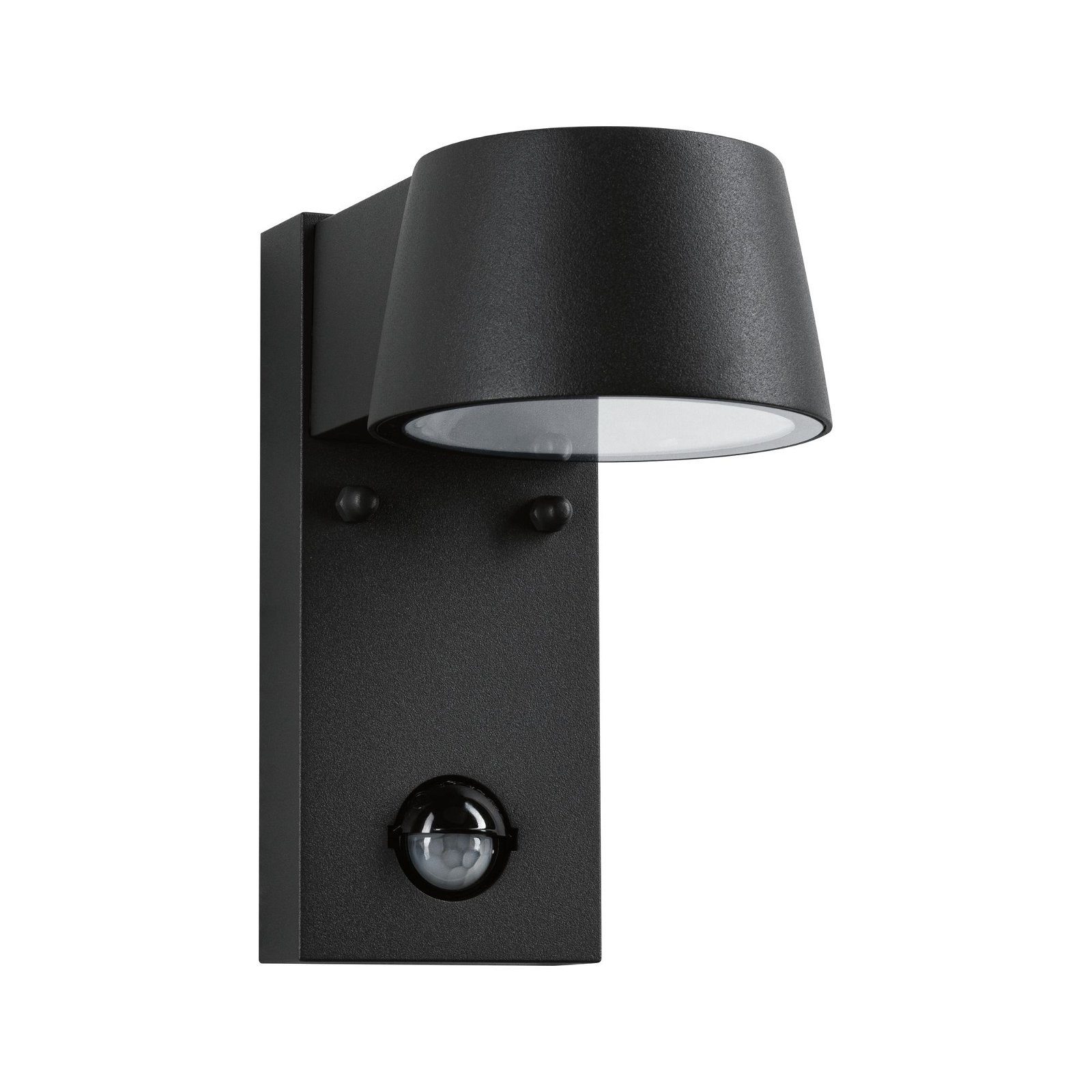 Paulmann LED Außen-Wandleuchte Capea IP44 96x153mm 3000K 6W 500lm 230V Anthrazit Aluminium, LED fest integriert, Warmweiß, Bewegungsmelder