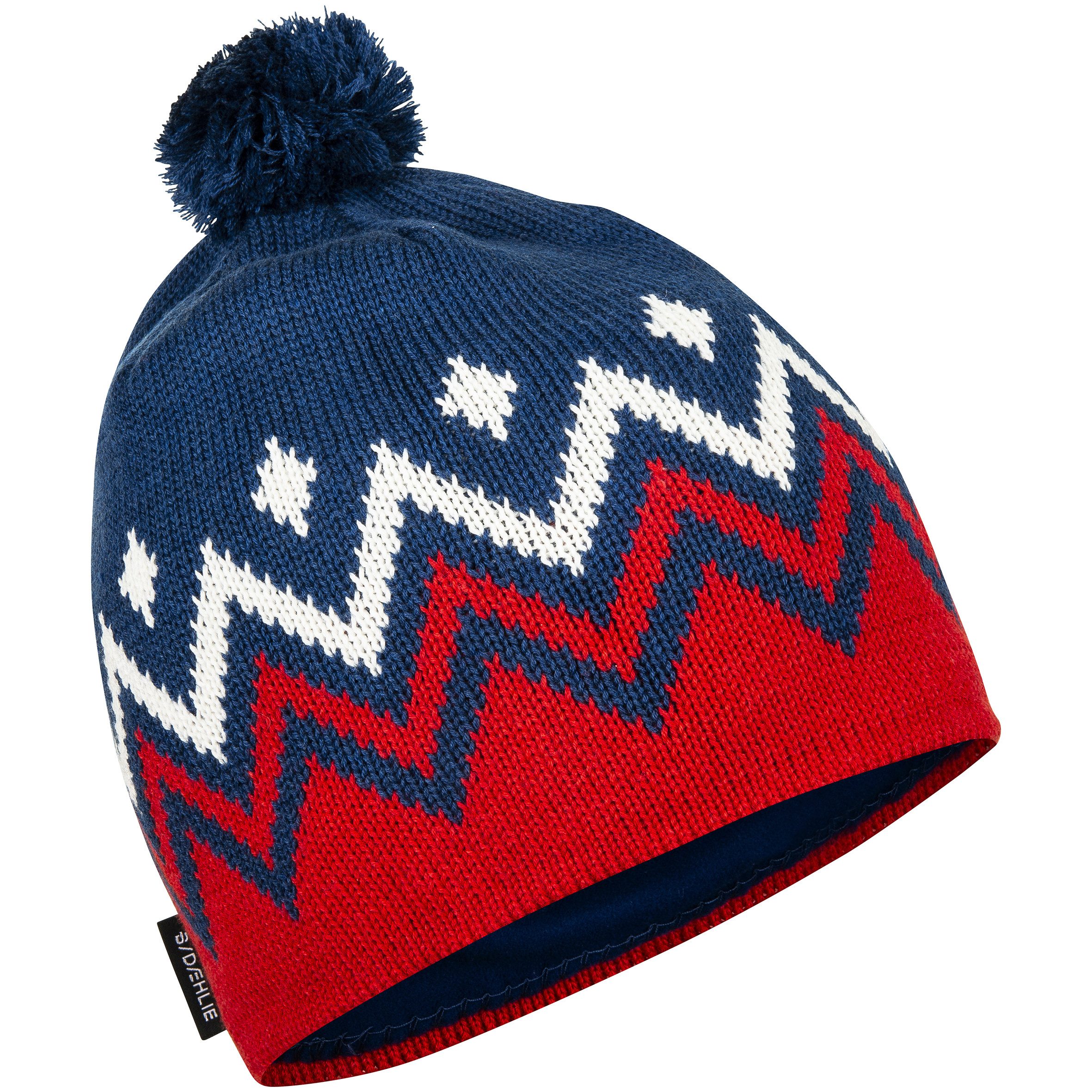 Beanie Hat Pattern HIGH RISK RED