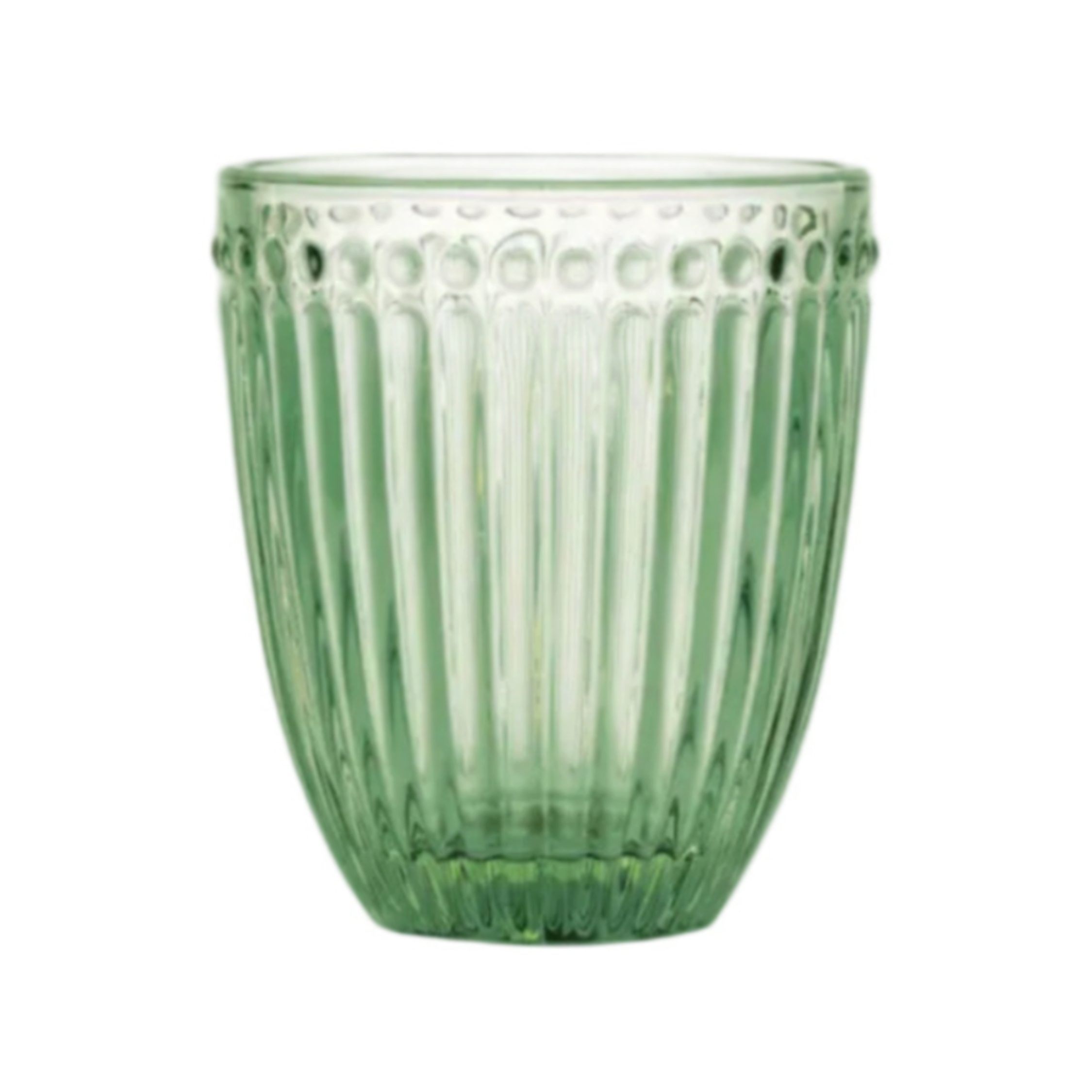 Greengate Glas GreenGate Wasserglas Alice Hellgrün