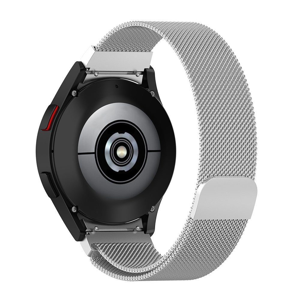Diida Smartwatch-Armband Uhrenarmband,Watch Watch5/4,Rosenpulver,20mm Band,für Galaxy Silber Samsung