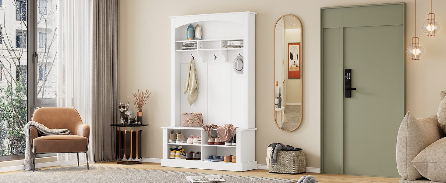 OKWISH Garderoben-Set für Ihren Eingangsbereich, (Flurgarderobe, günstig online kaufen