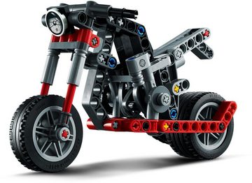 LEGO® Konstruktionsspielsteine Chopper (42132), LEGO® Technic 2in1, (163 St)