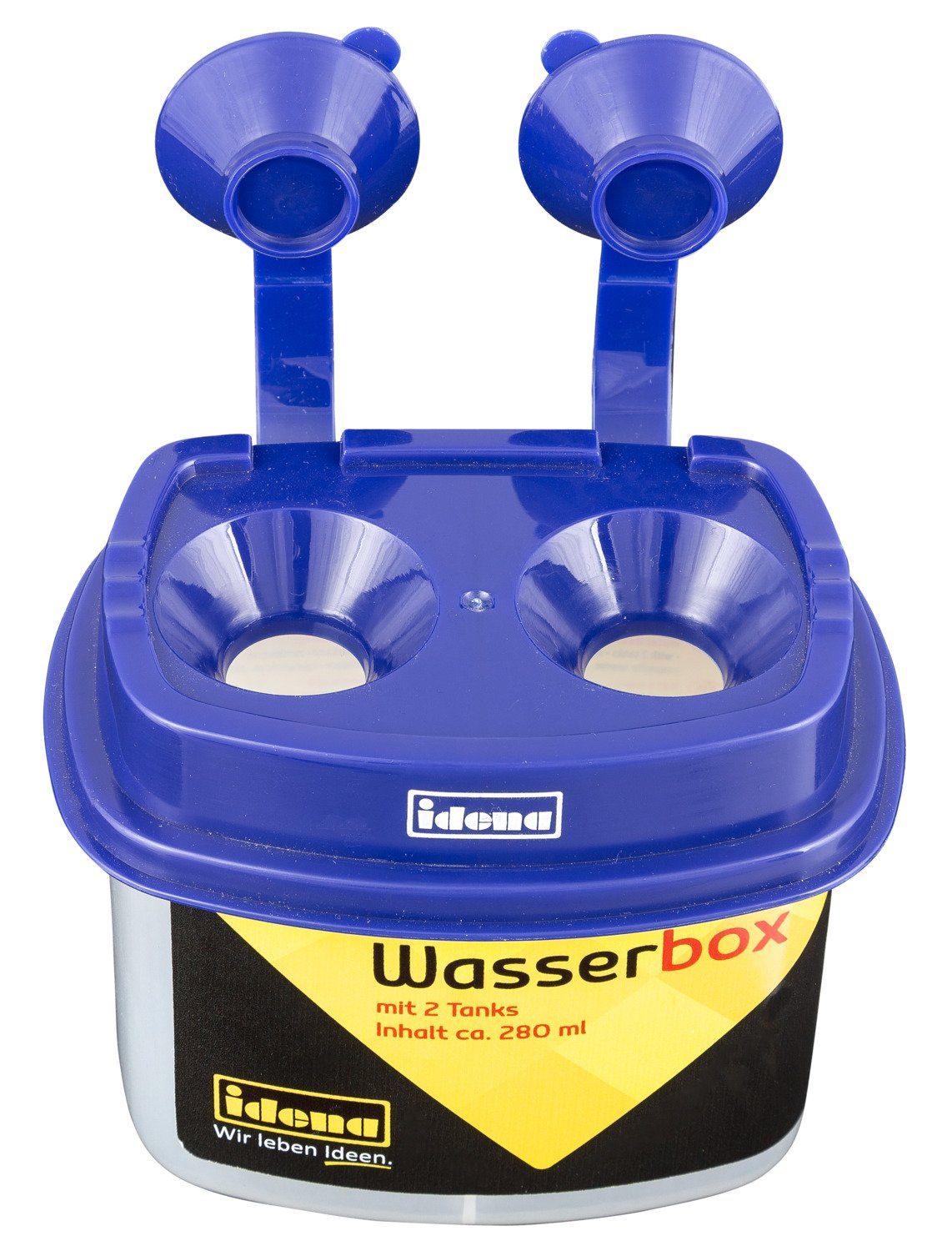 Idena Malbecher Idena 60049 - Wasserbox mit 2 Tanks, Transparent/blau, 1 Stück – Bild 5 von 5