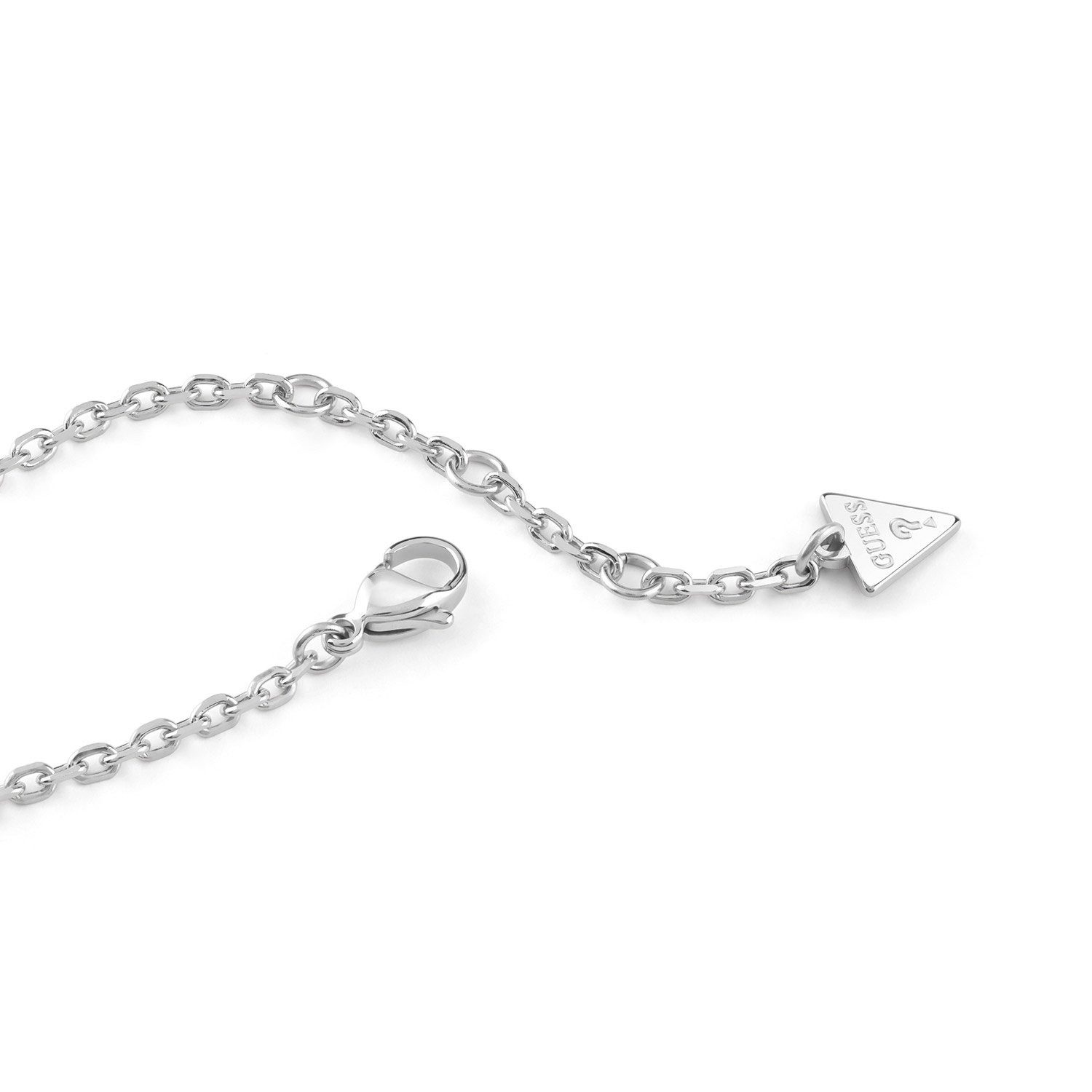 Guess Edelstahlarmband JUBB05057JWRHS, Damen-Armband Heart Charm S