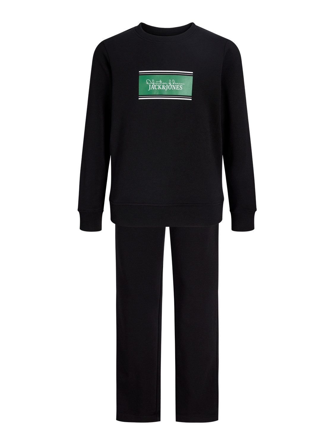 Jack & Jones Junior Loungeanzug Jjbuster Sweat Crew/Pants Set Mp Jnr