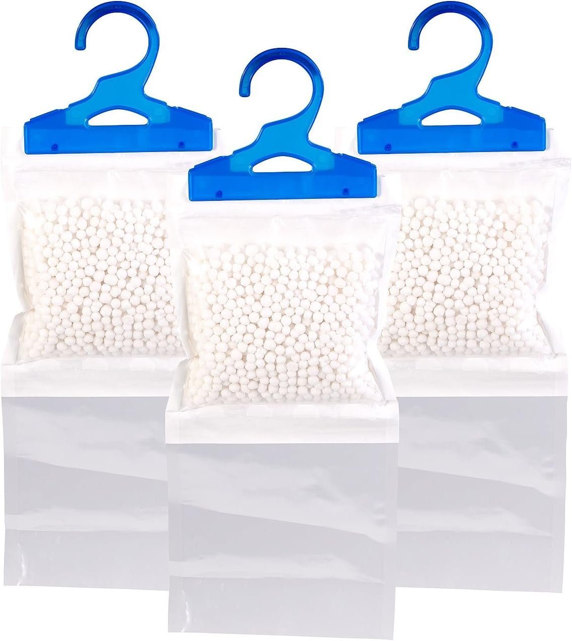 Sichler Granulat-Luftentfeuchter 3x Kleiderschrank Kleiderbügel Entfeuchter günstig online kaufen