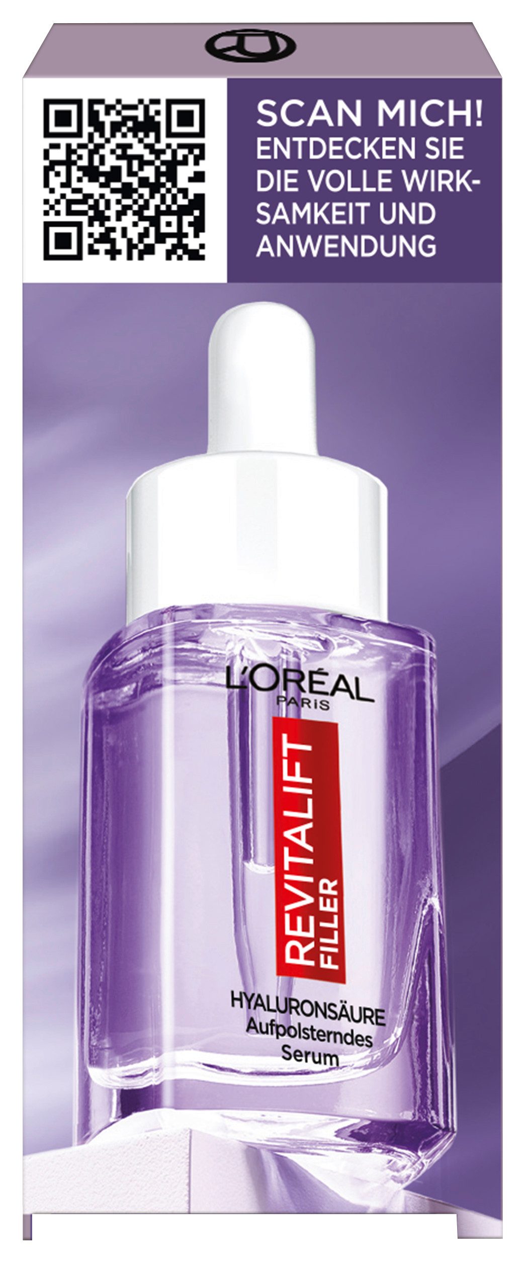 L'ORÉAL PARIS Gesichtsserum REVITALIFT FILLER ANTI-FALTEN SERUM, mit Hyaluron