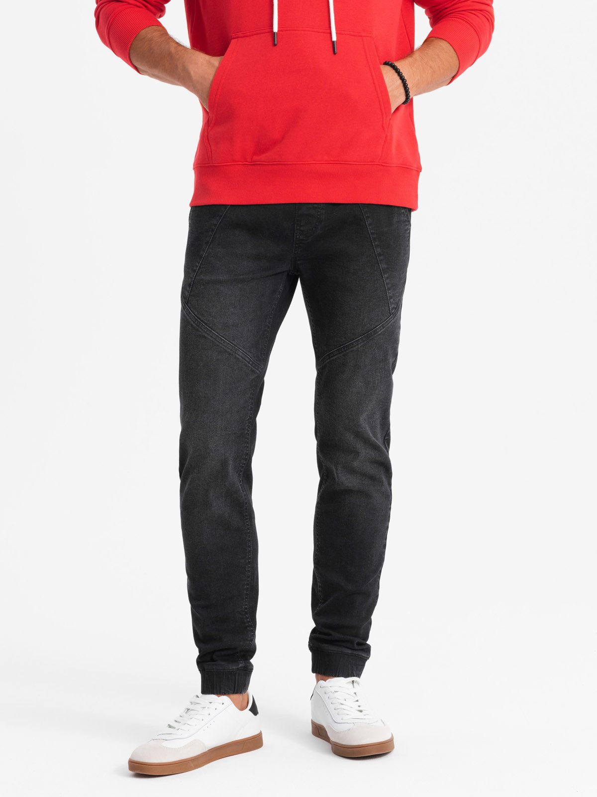 OMBRE Jogger Pants Herren-Jogginghose aus Denim günstig online kaufen