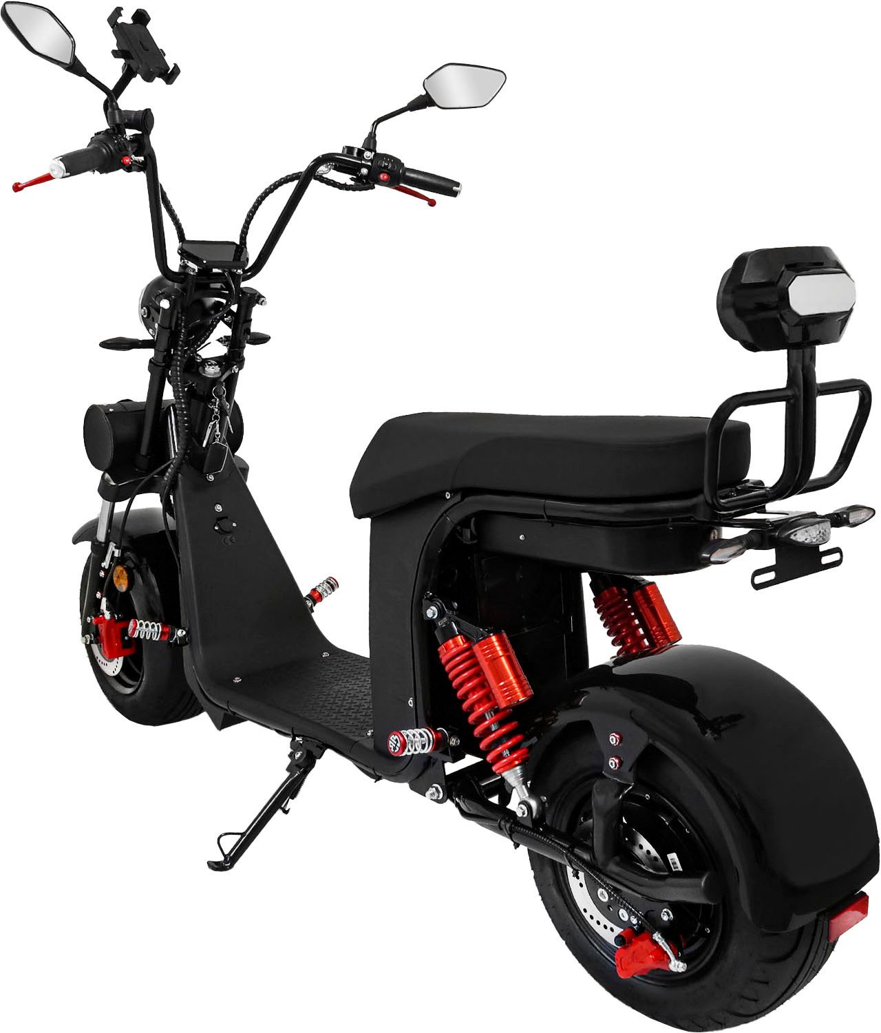 Rolektro E-Motorscooter E-Chopper 45, 60V-25.6Ah lithium battery, 3000 watts, 3500 W, 45 km/h, up to 54 km range, with USB port and integrated alarm system