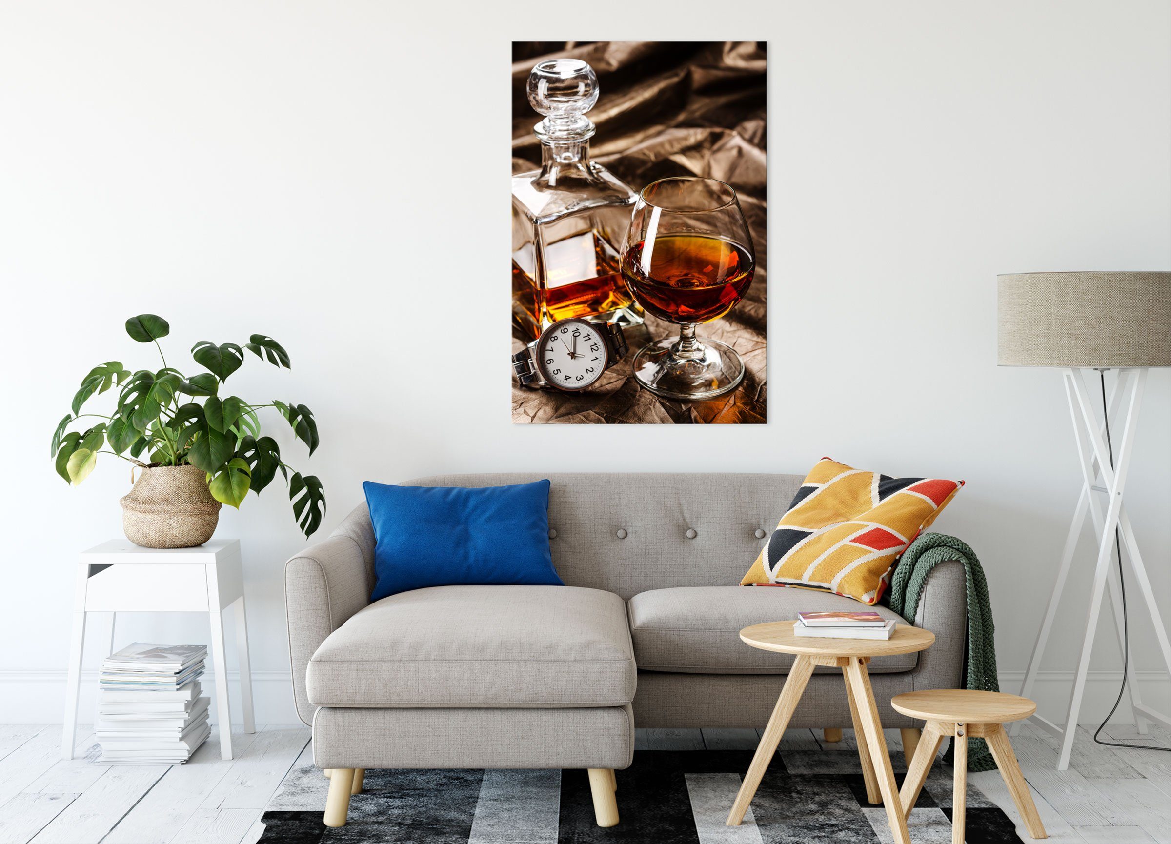 Pixxprint Leinwandbild Man Things Whiskey, Man Things Whiskey (1 St), Leinw günstig online kaufen