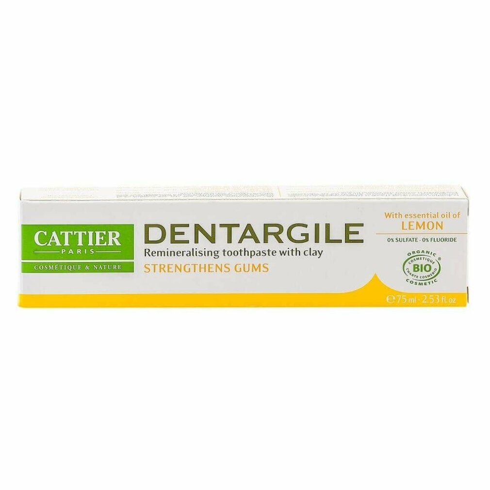 Cattier Paris Zahnpasta Cattier Dentifrico Dentargile Limon 75ml