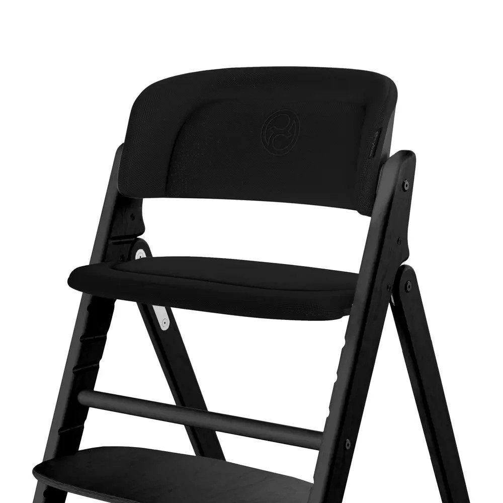 Columbus Hochstuhl CLICK&FOLD Komforteinlage Stunning Black, black